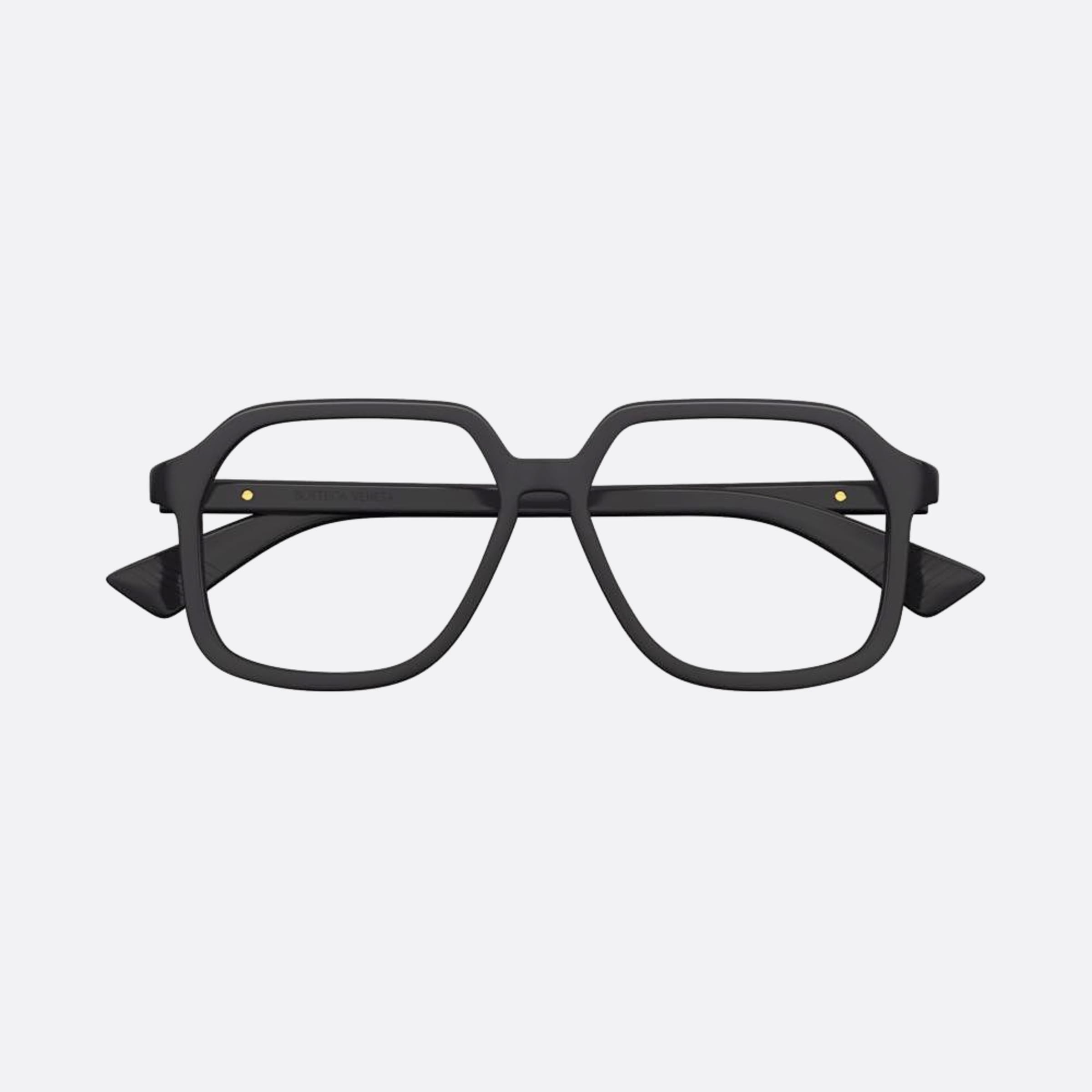 Bottega 55mm Veneta Violet Squared Unisex Eyeglasses - Main View