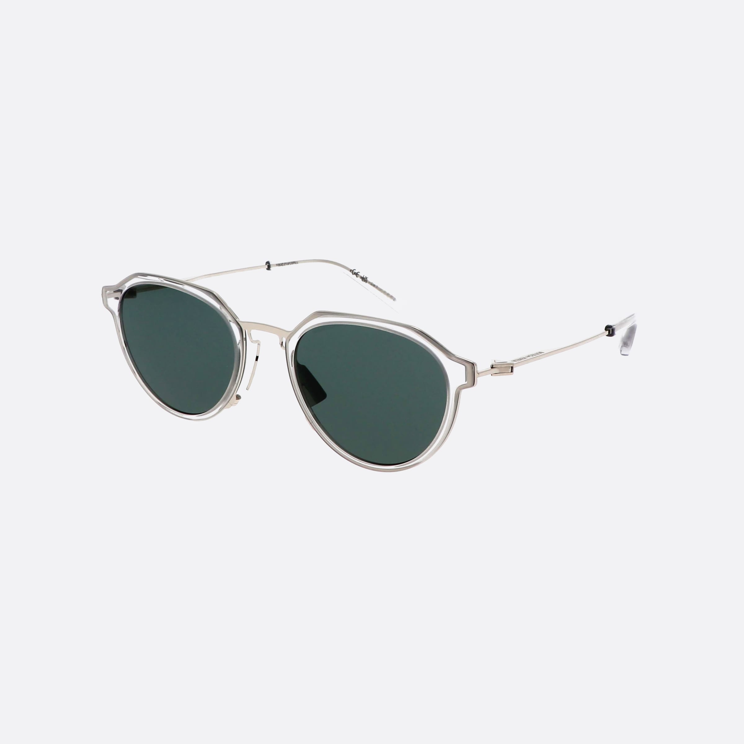 Bottega 50mm Veneta Grey Pantos Unisex Sunglasses - Main View