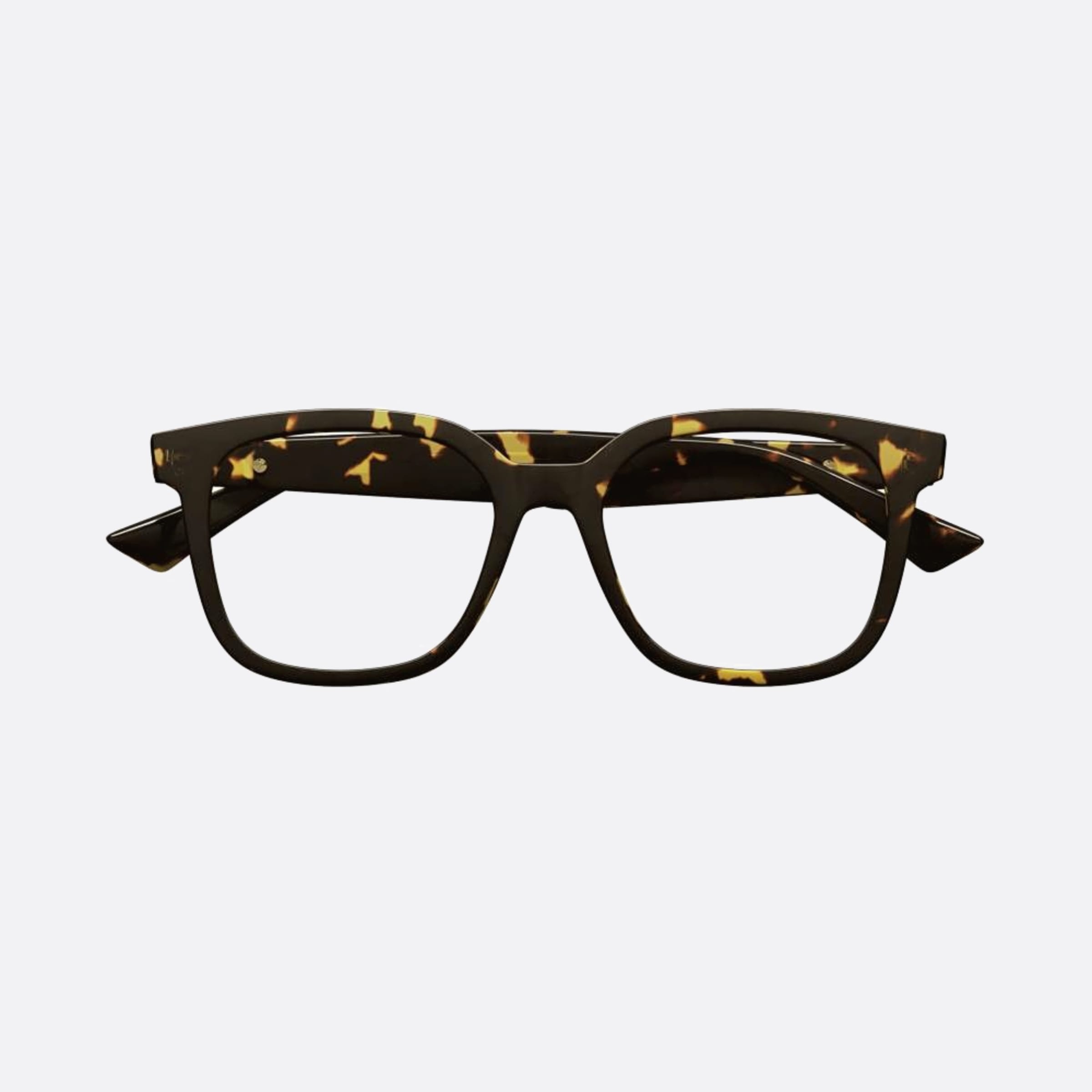 Bottega 52mm Veneta Havana Squared Unisex Eyeglasses - Main View