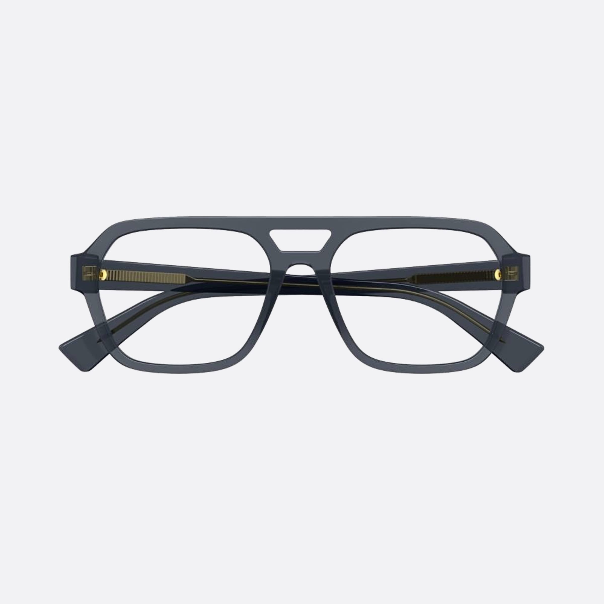 Bottega 55mm Veneta Grey Pilot Men Eyeglasses - Main View