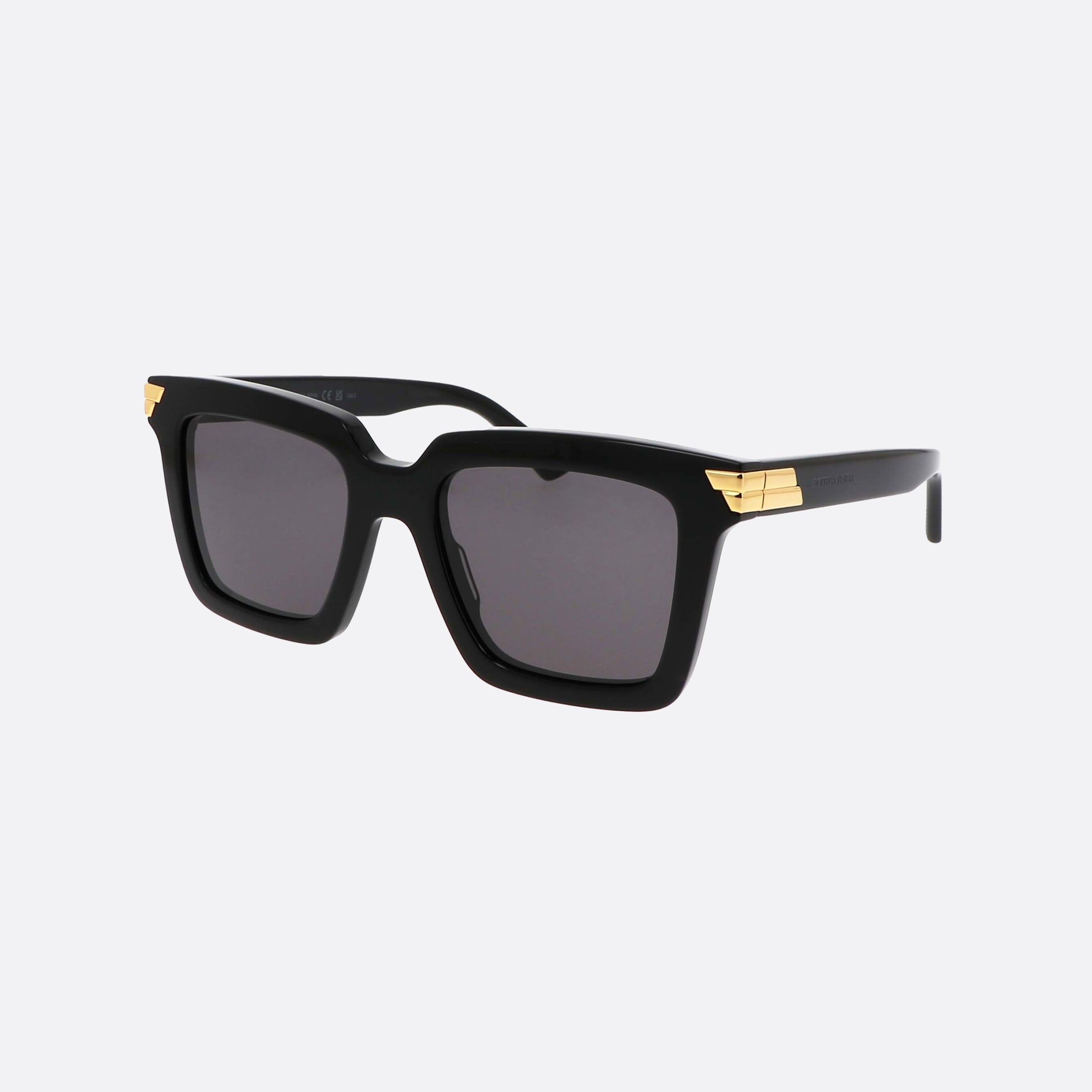 Bottega 53mm Veneta Unapologetic Black Butterfly Woman Sunglasses - Main View
