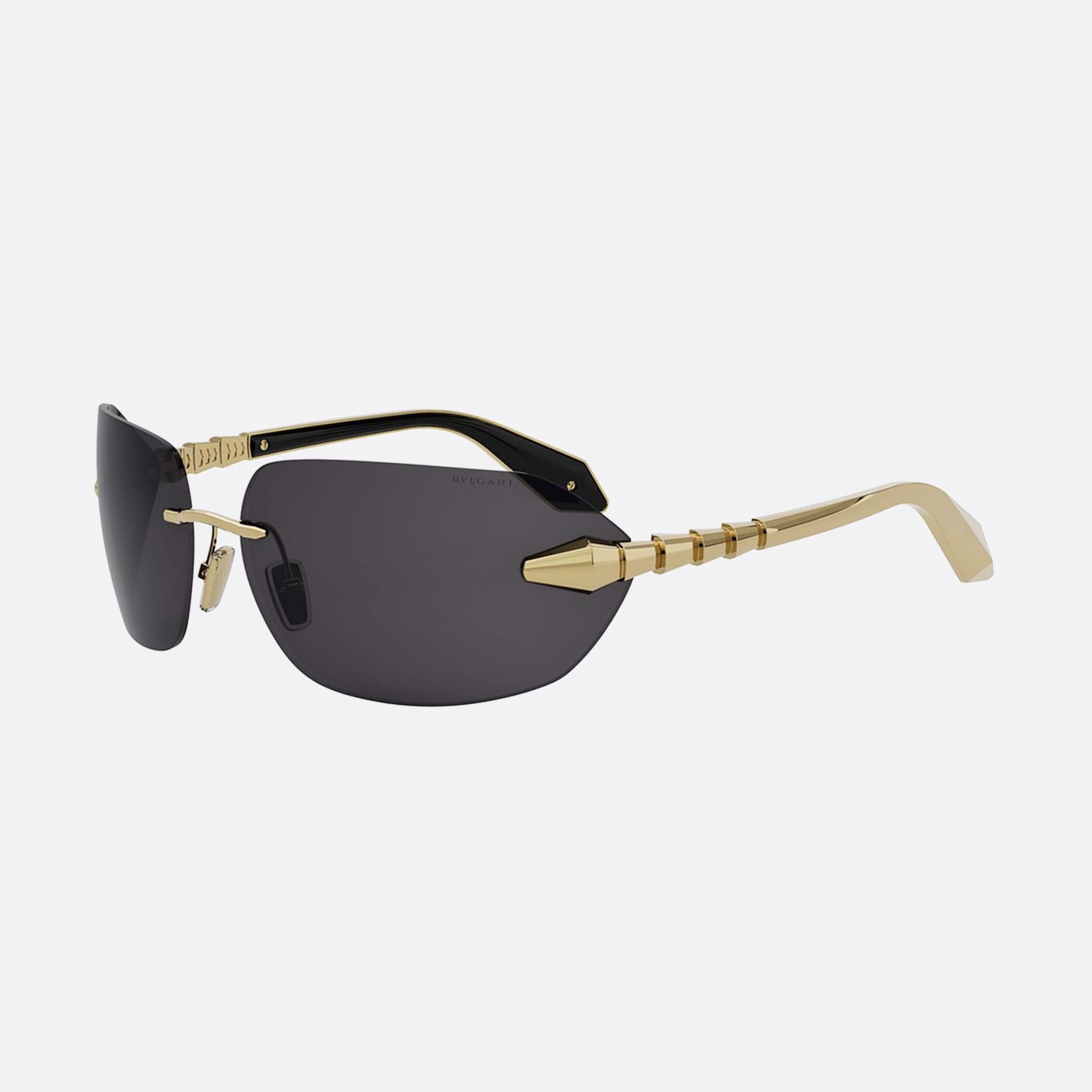 Bulgari 73mm Serpenti Bv40025u 32a Gold Mask Unisex Sunglasses - Main View