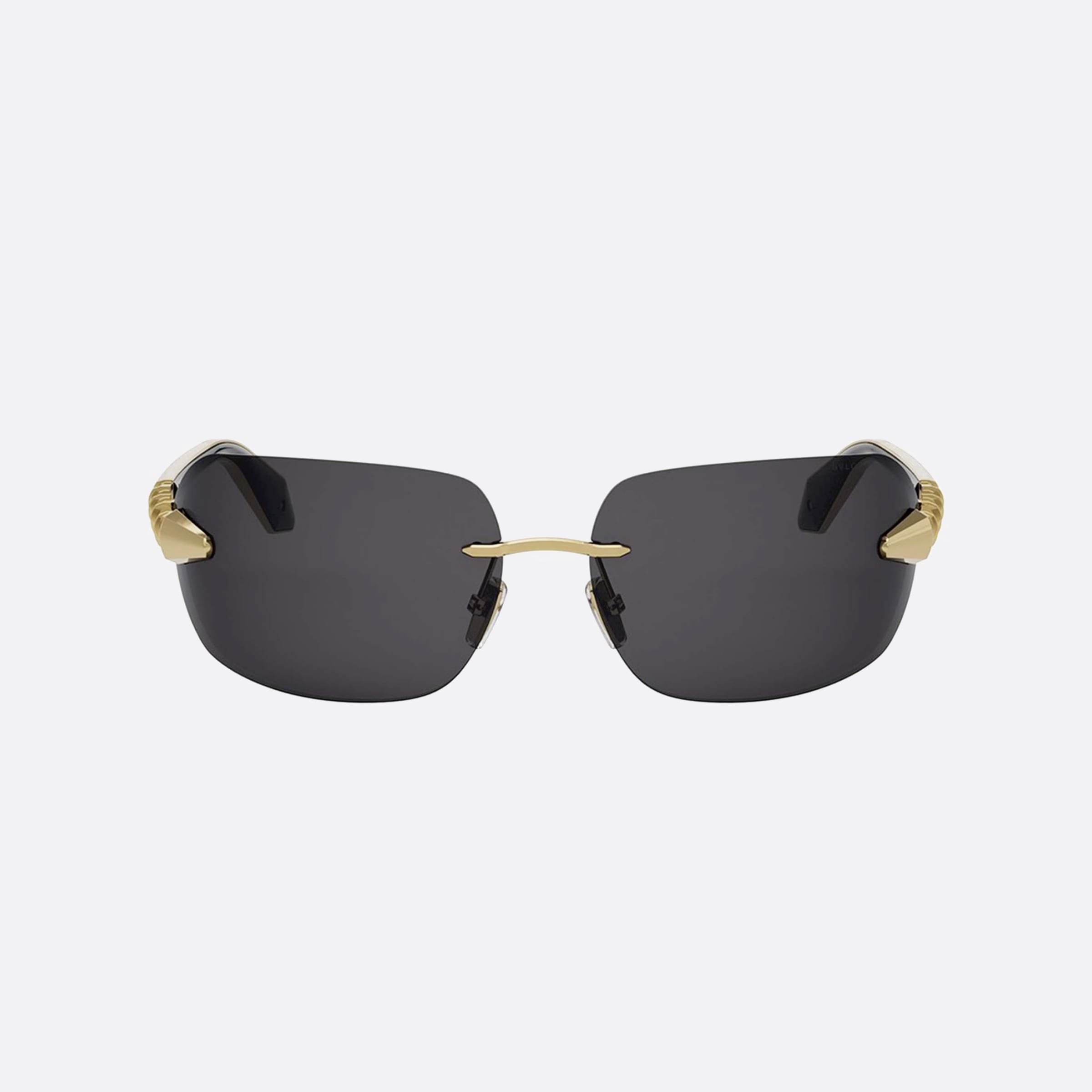Bulgari 73mm Serpenti Bv40025u 32a Gold Mask Unisex Sunglasses - Side View