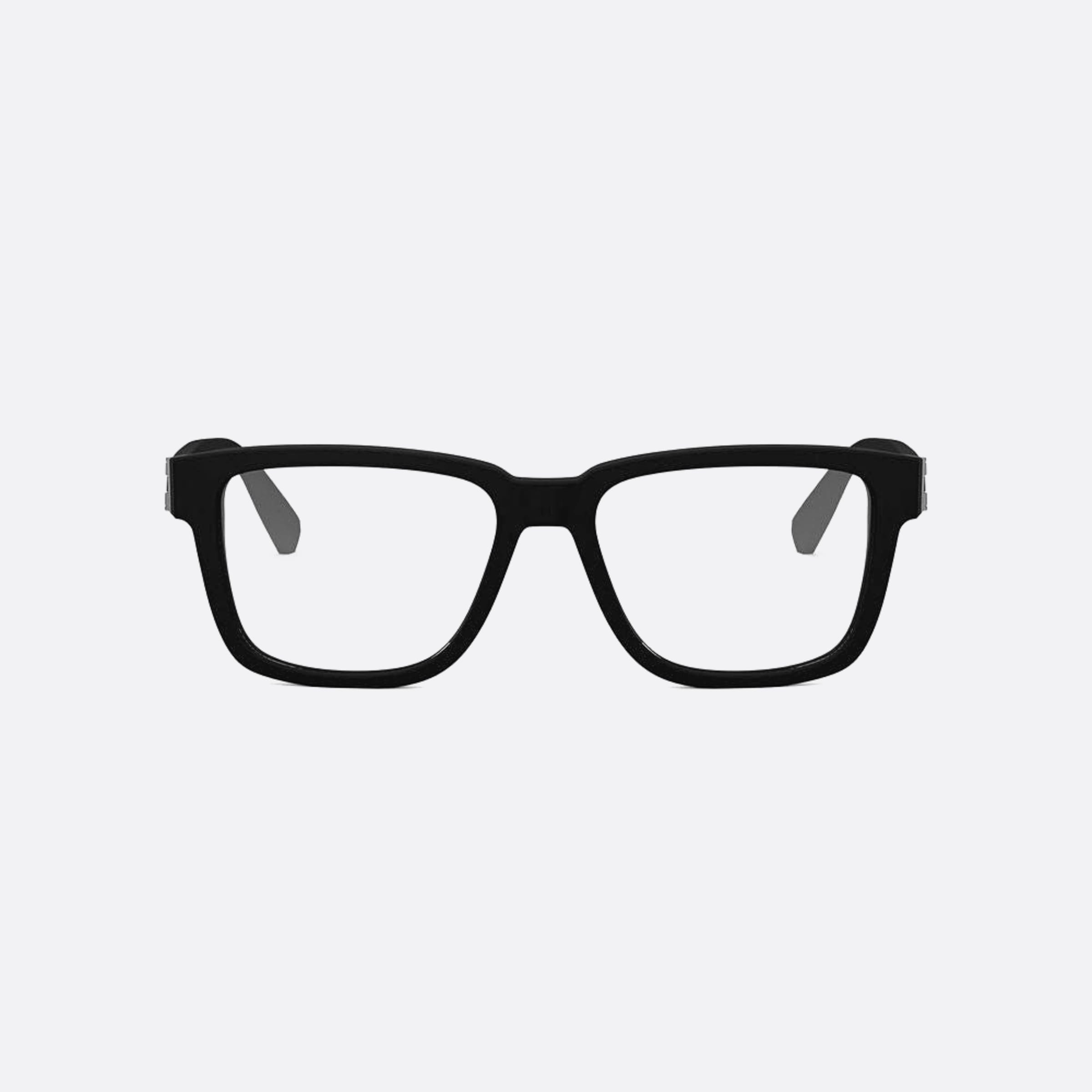 Bvlgari 54mm Aluminium Black Rectangle Men Eyeglasses - Main View