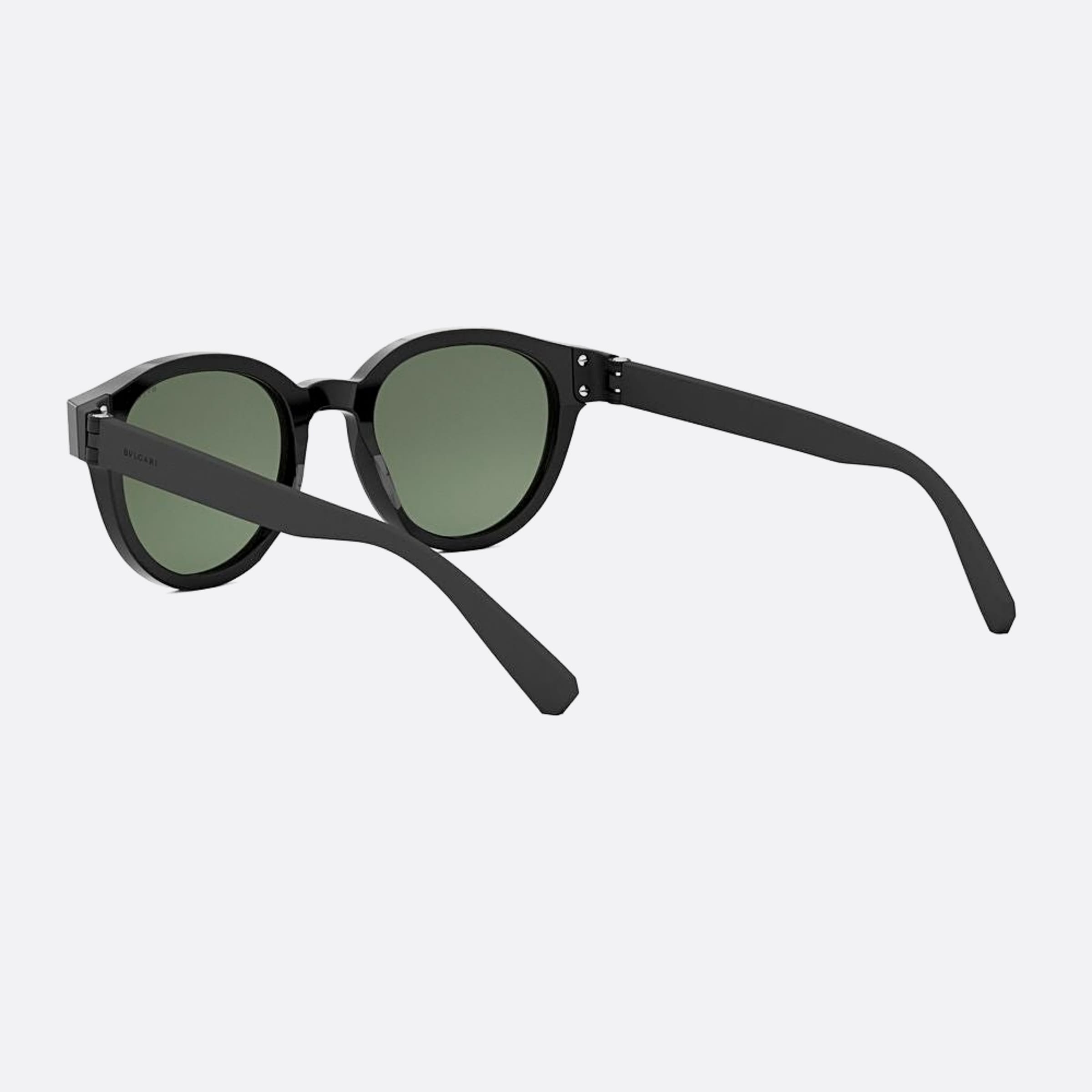 Bvlgari 51mm Aluminium 01n Black Round Men Sunglasses - Lifestyle Shot