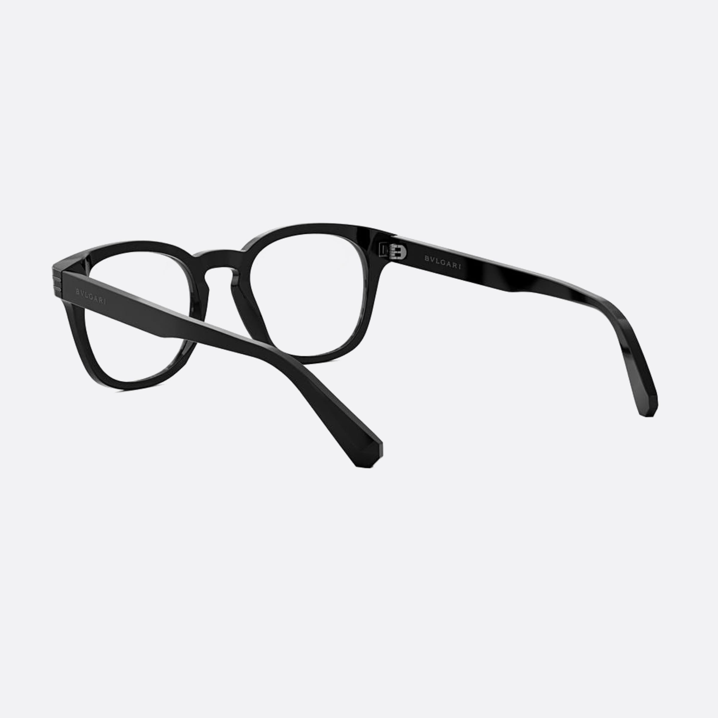 Bvlgari 50mm Zero1 Black Squared Men Eyeglasses - Lifestyle Shot