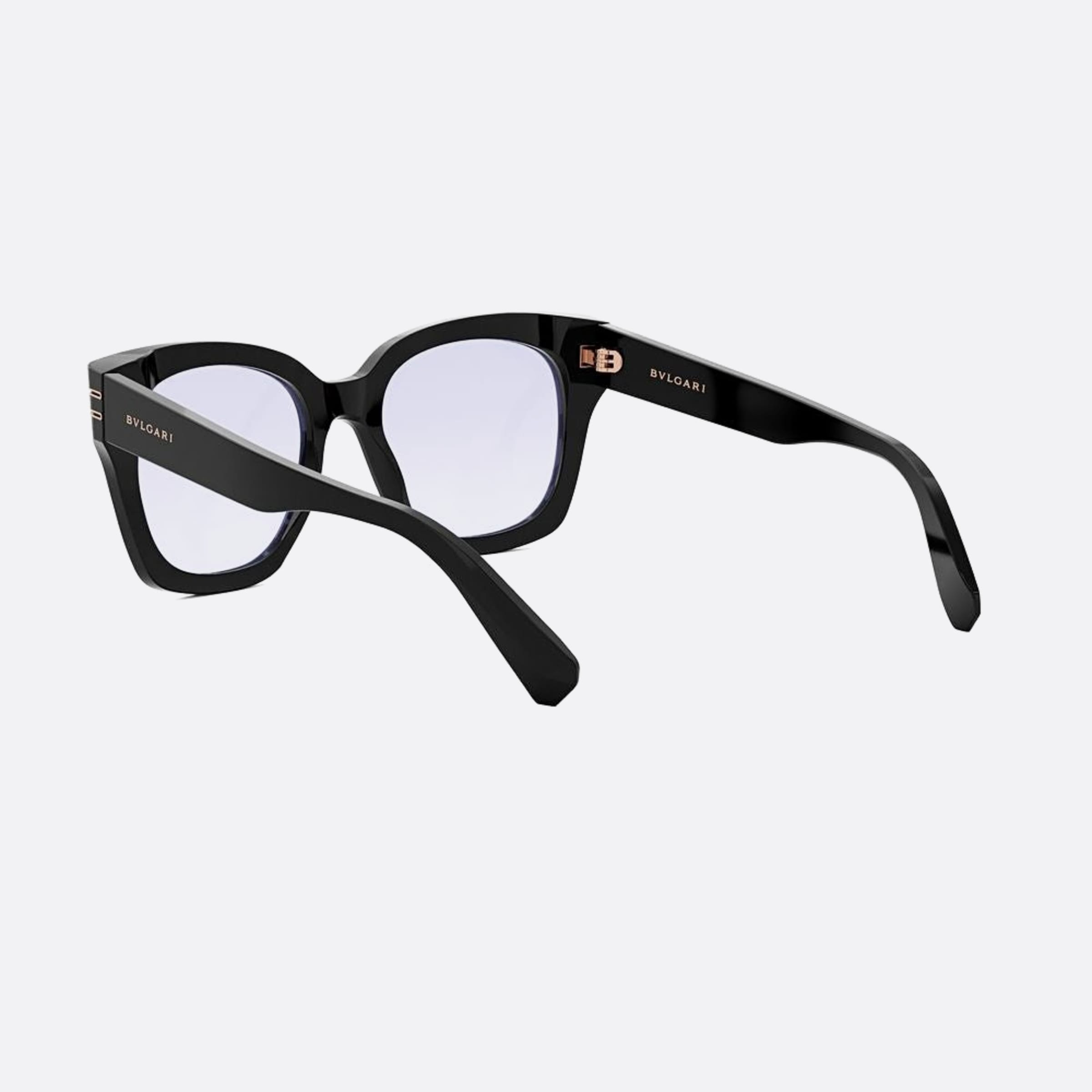 Bvlgari 51mm Zero1 Transparent Geometric Women Eyeglasses - Lifestyle Shot