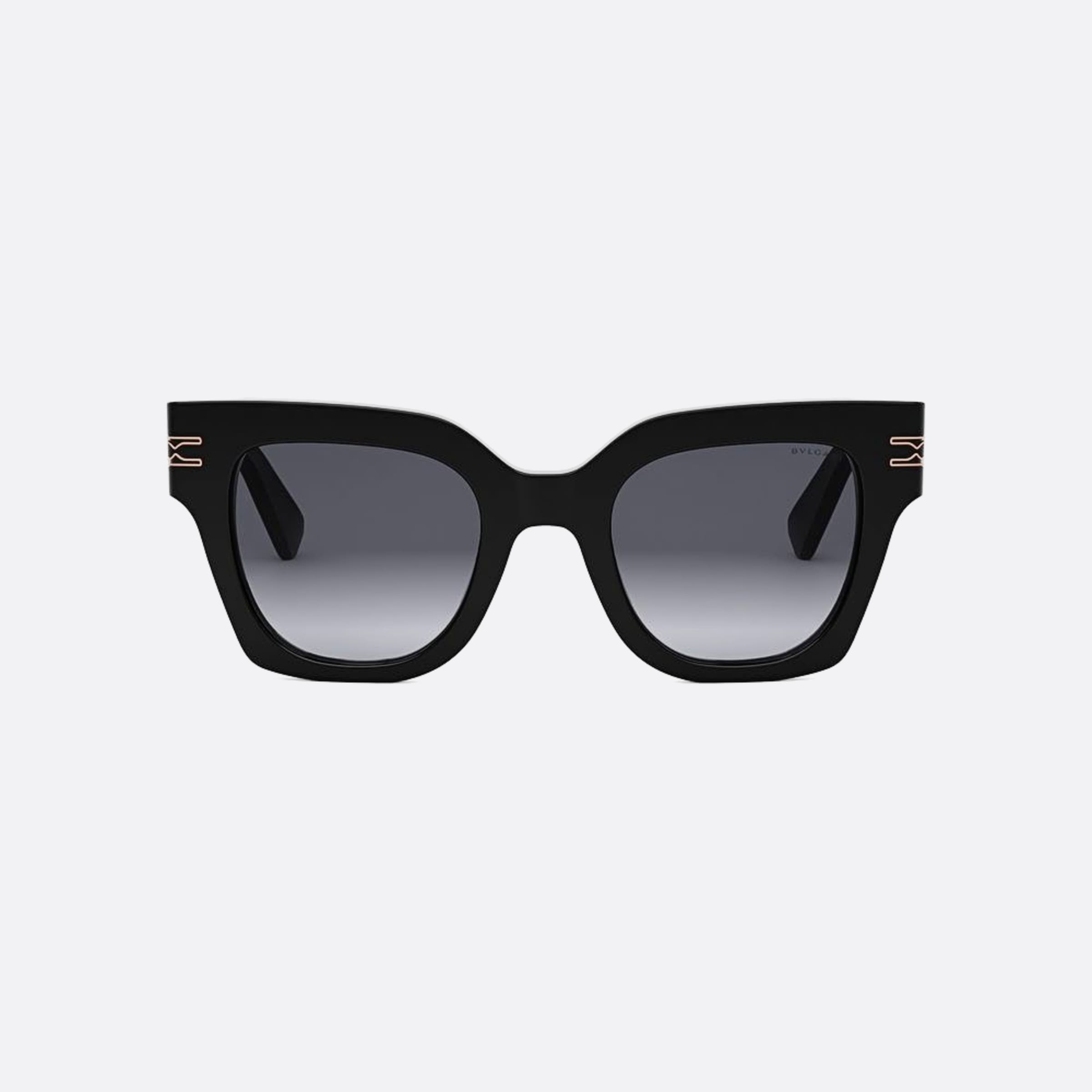 Bvlgari 49mm Zero1 01b Black Geometric Women Sunglasses - Main View