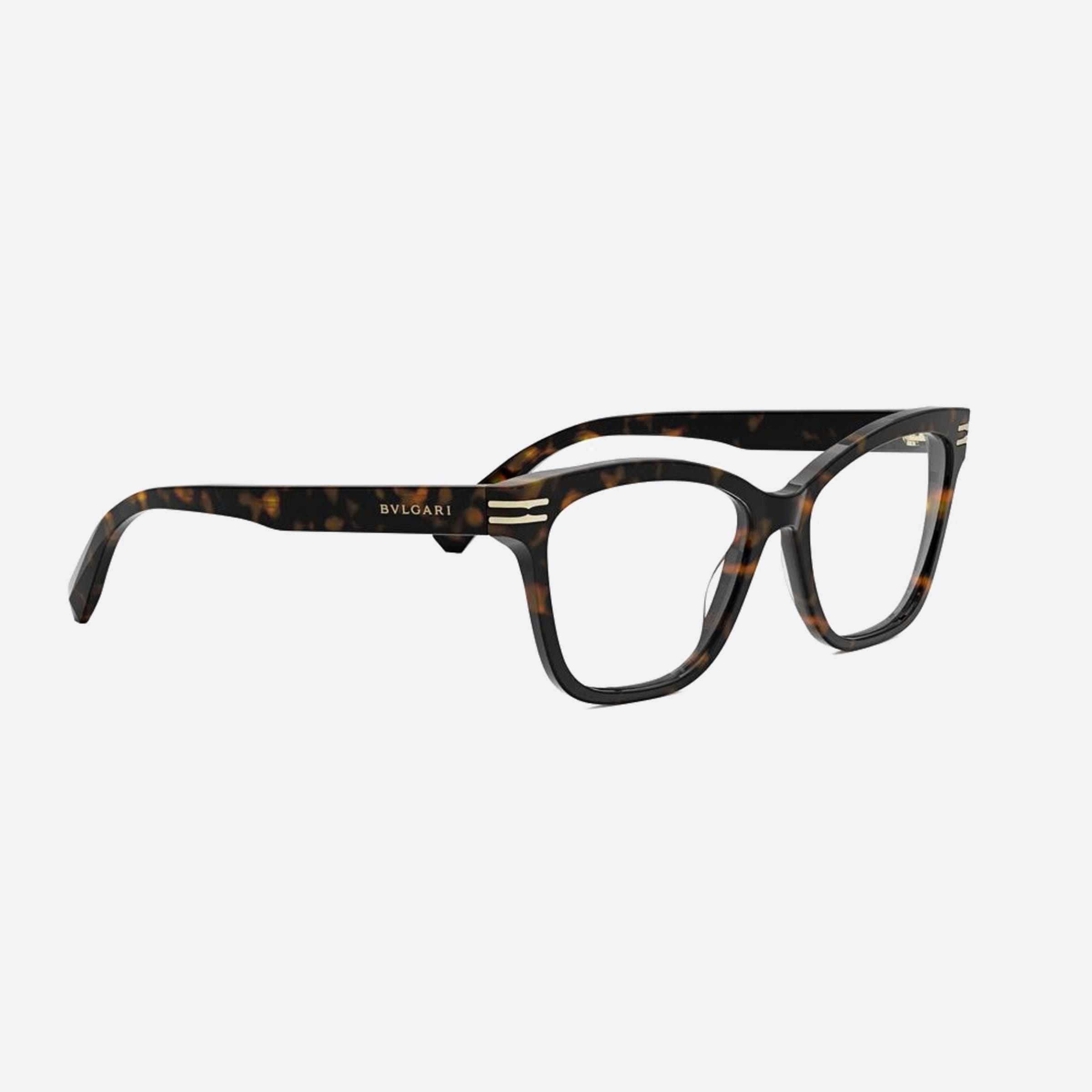 Bvlgari 54mm Zero1 Havana Cat Eye Women Eyeglasses - Additional Angle