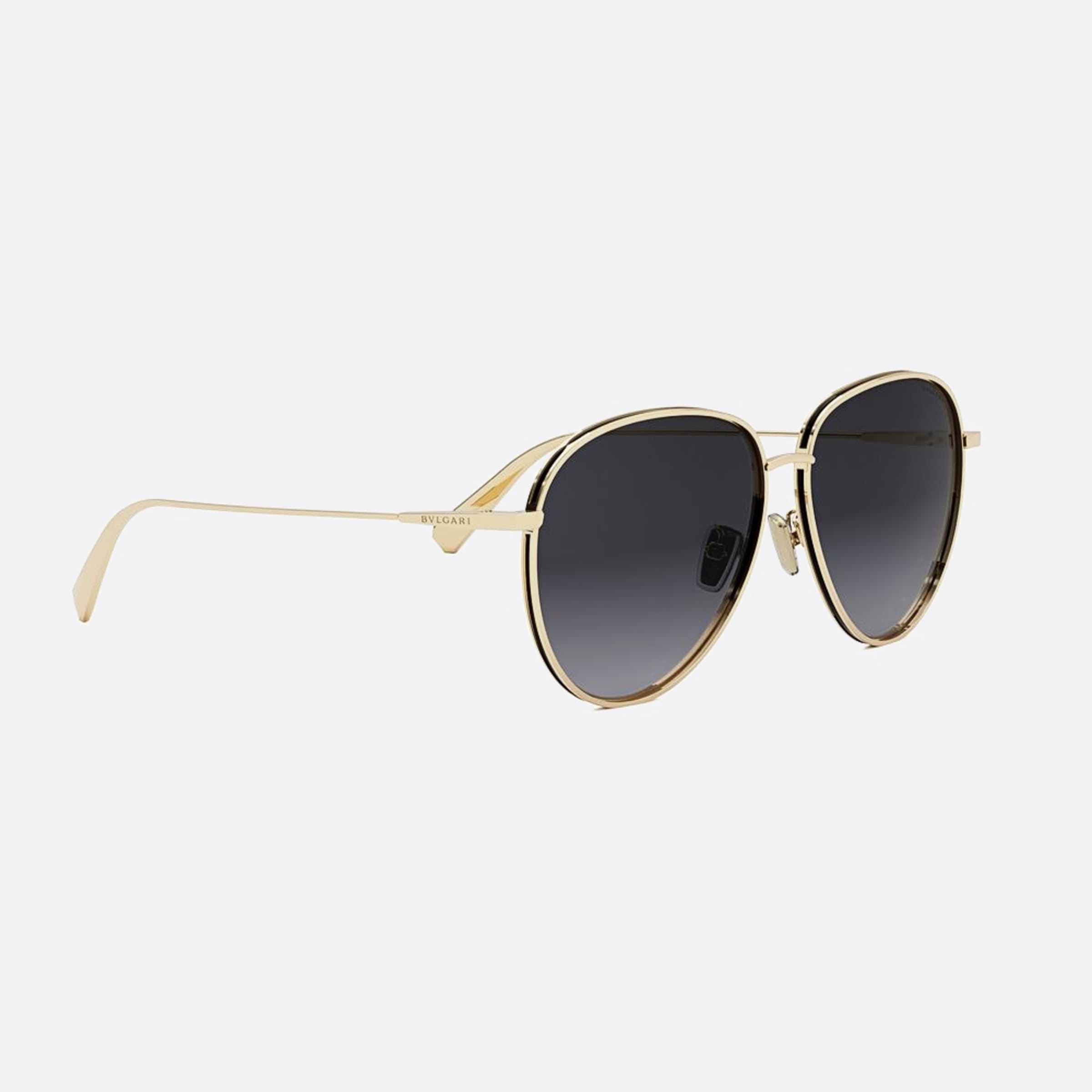 Bvlgari 58mm Zero1 33b Pink Pilot Women Sunglasses - Additional Angle