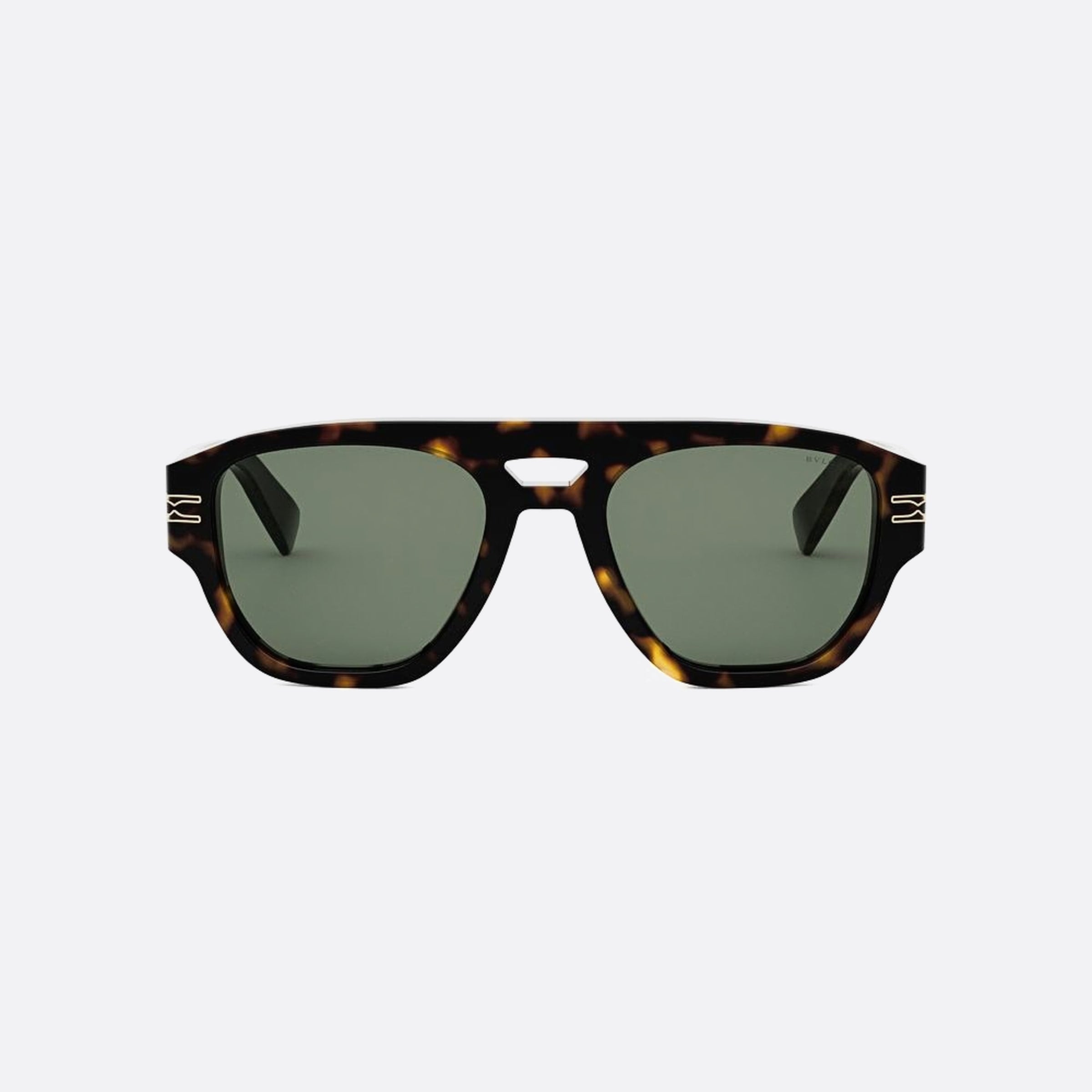 Bvlgari 53mm Zero1 52n Havana Pilot Men Sunglasses - Main View
