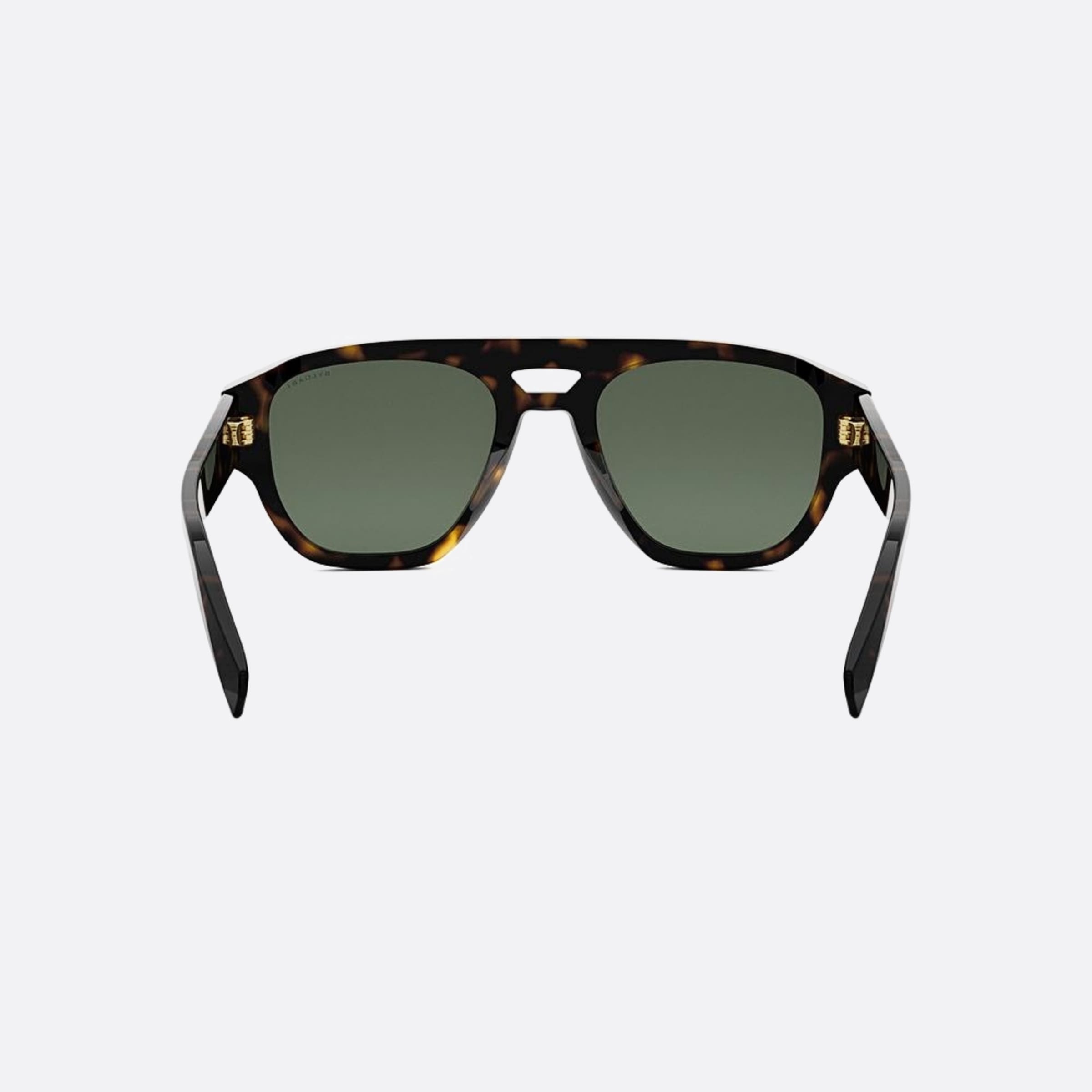 Bvlgari 53mm Zero1 52n Havana Pilot Men Sunglasses - Additional Angle
