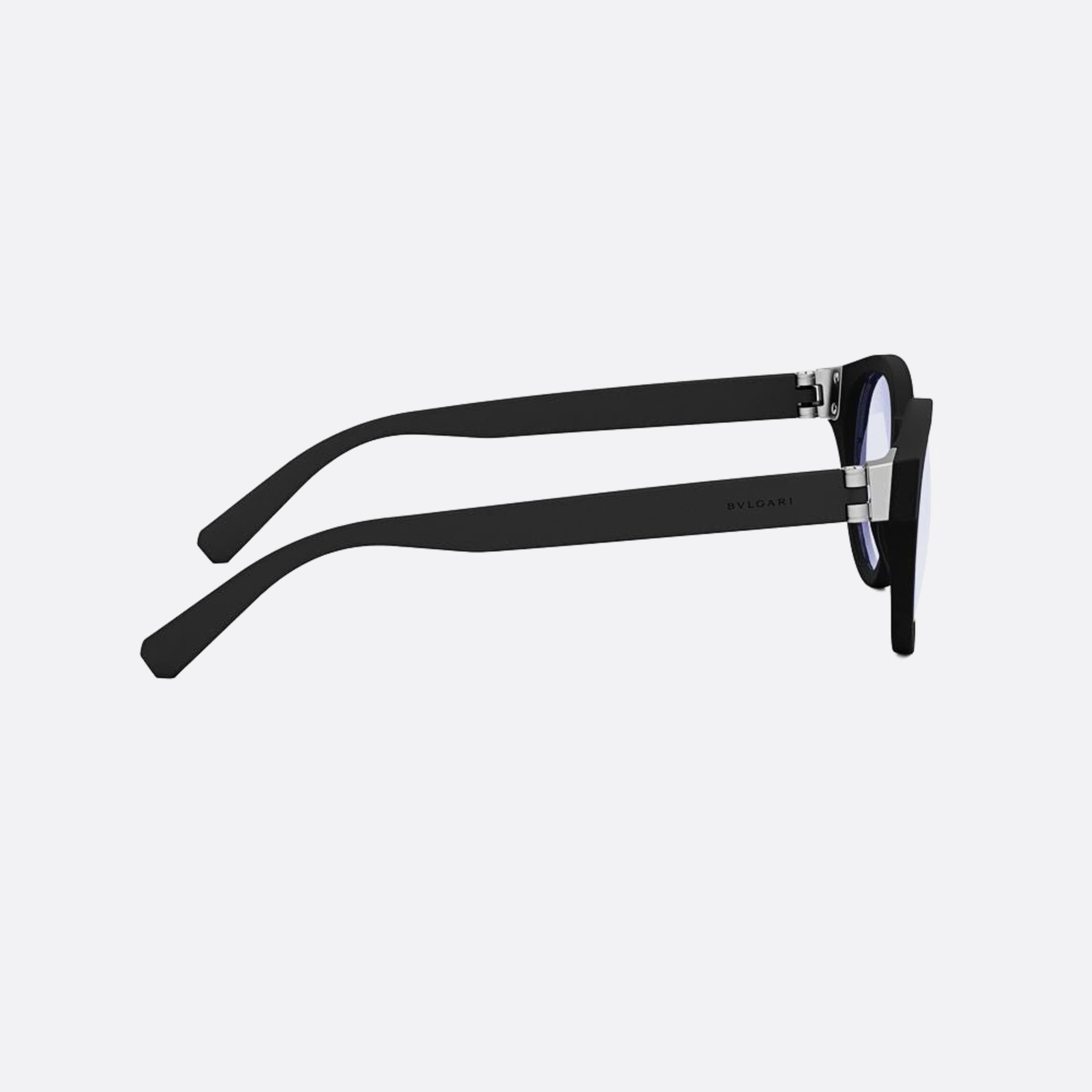Bvlgari 50mm Bvlgari Aluminium Black Pantos Men Eyeglasses - Additional Angle