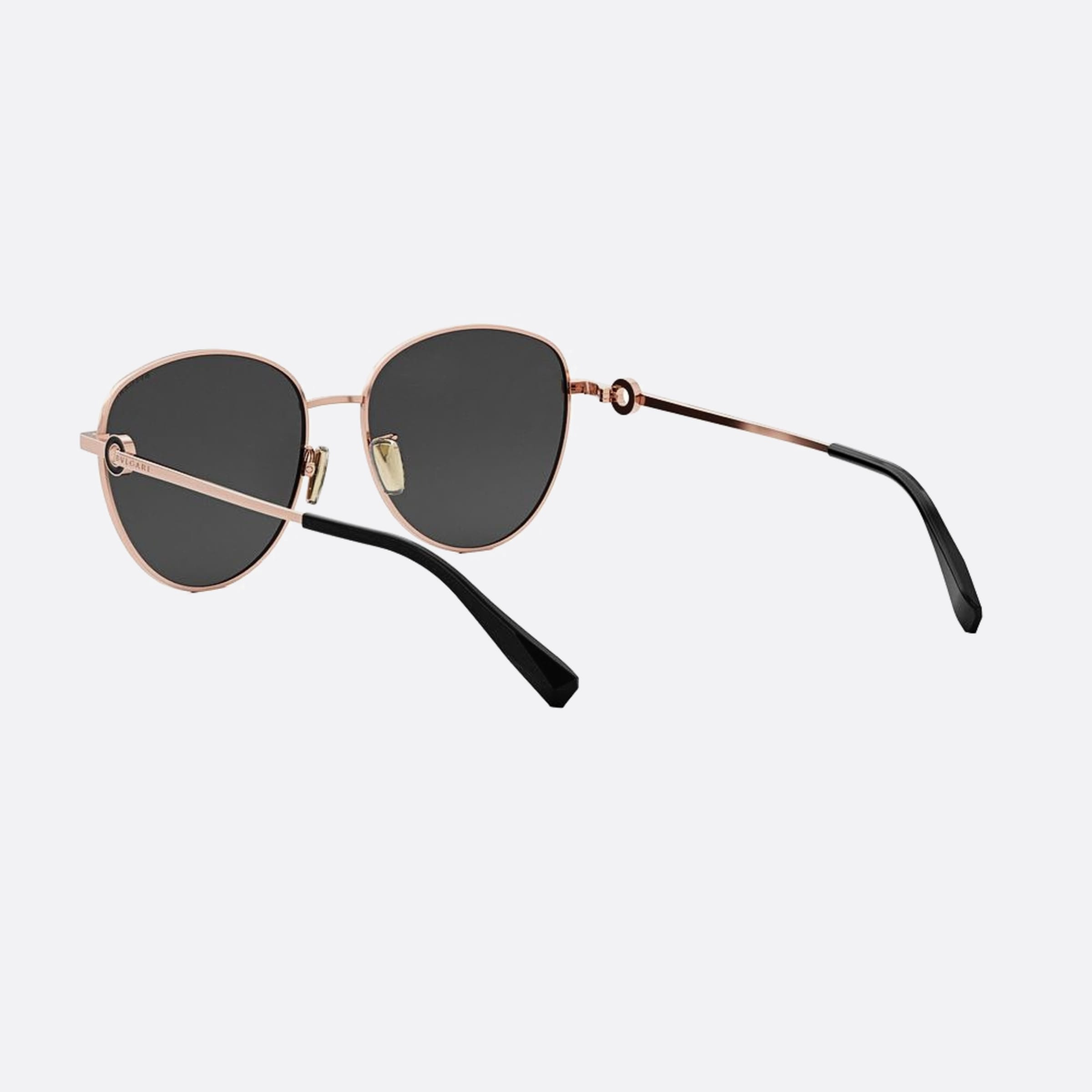Bvlgari 56mm Bvlgari Bvlgari 28a Pink Round Women Sunglasses - Lifestyle Shot