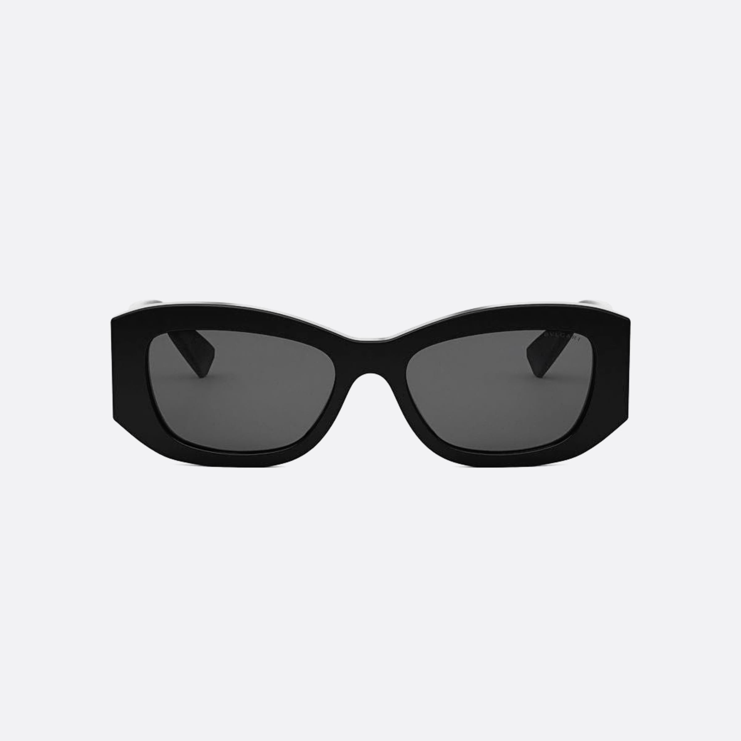 Bvlgari 54mm Bvlgari Roma 01a Black Geometric Women Sunglasses - Main View