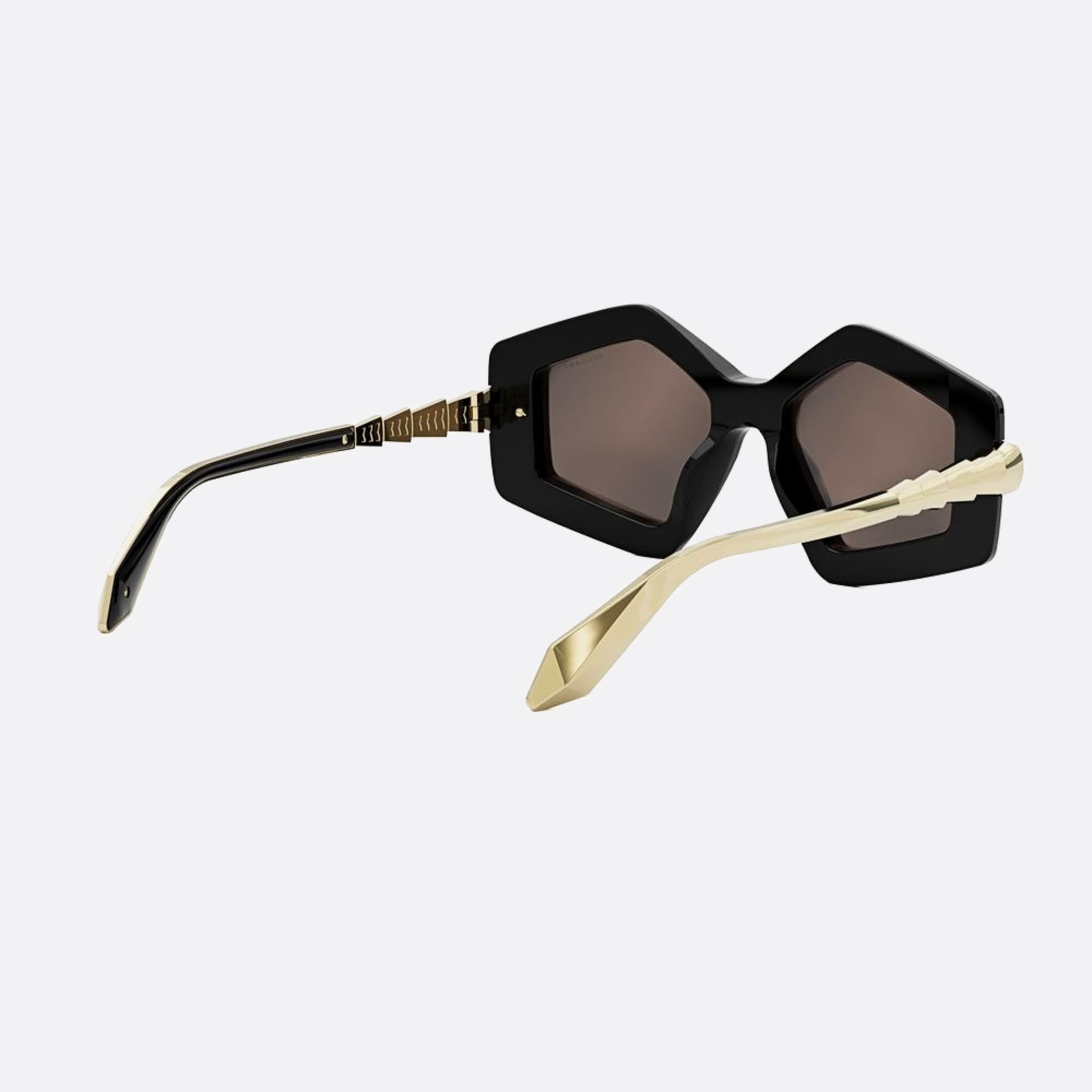 Bvlgari 50mm Serpenti 001a Black Geometric Women Sunglasses - Additional Angle