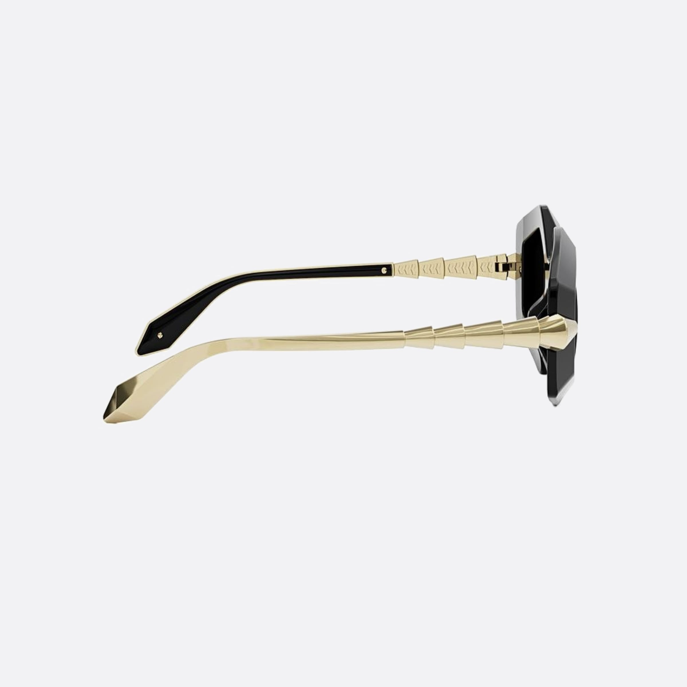 Bvlgari 50mm Serpenti 001a Black Geometric Women Sunglasses - Additional Angle