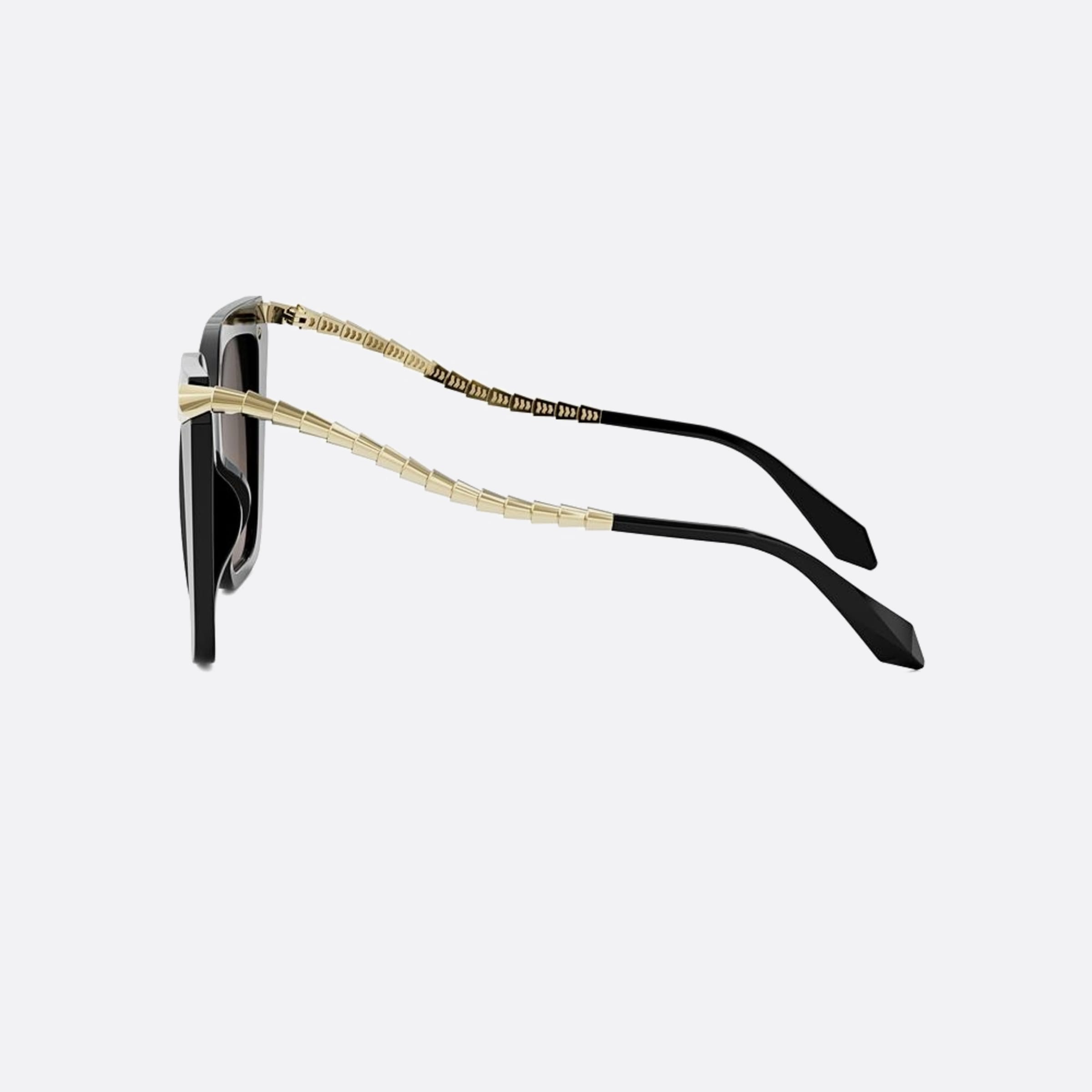 Bvlgari 55mm Serpenti 01a Black Butterfly Women Sunglasses - Detail View