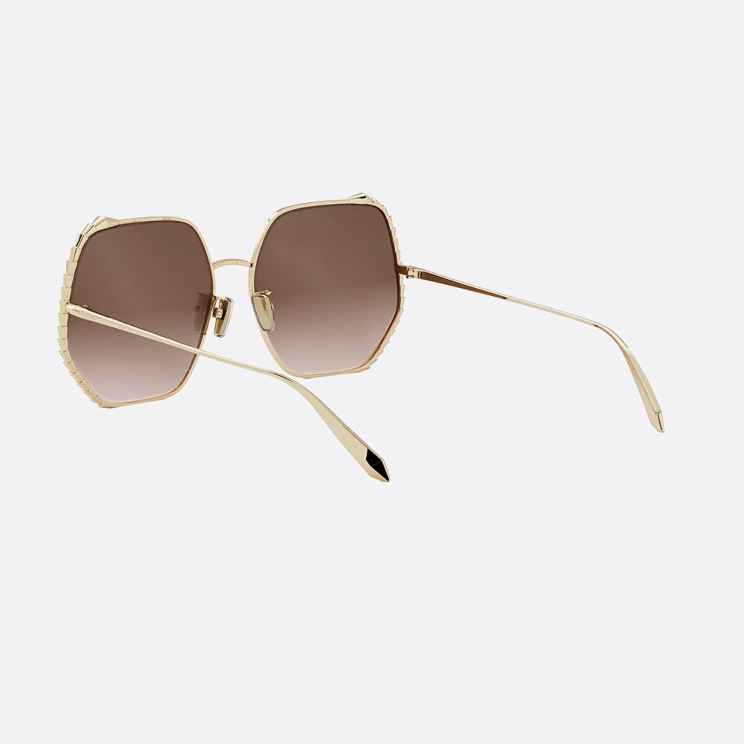 Bvlgari 60mm Serpenti 33f Gold Geometric Women Sunglasses - Lifestyle Shot