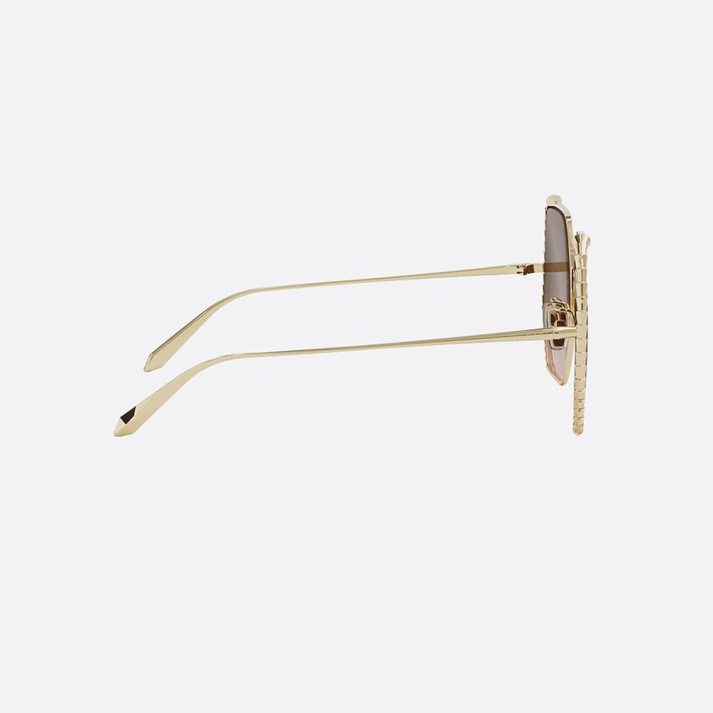 Bvlgari 60mm Serpenti 33f Gold Geometric Women Sunglasses - Additional Angle