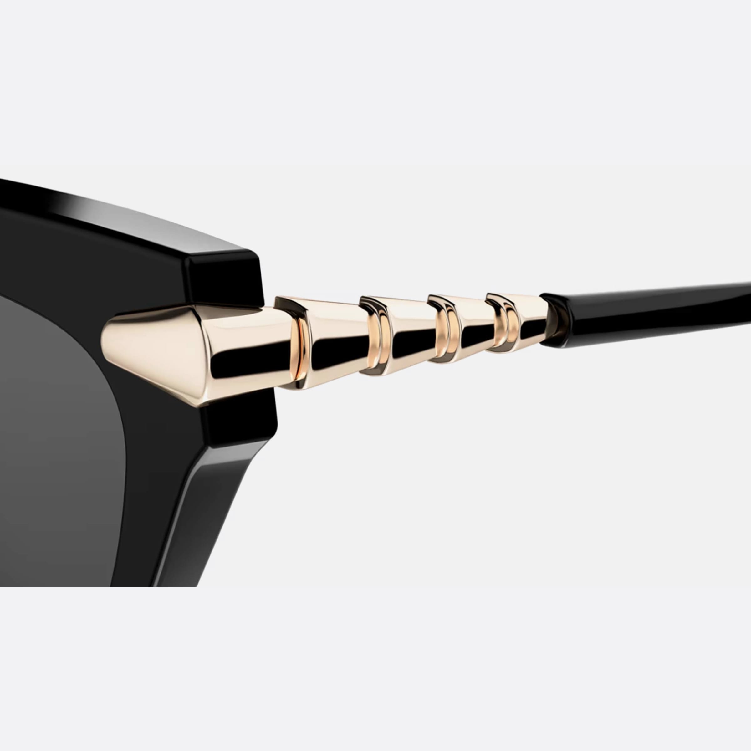 Bvlgari 53mm Serpenti Bv40031i 01a Black Cat Eye Women Sunglasses - Detail View