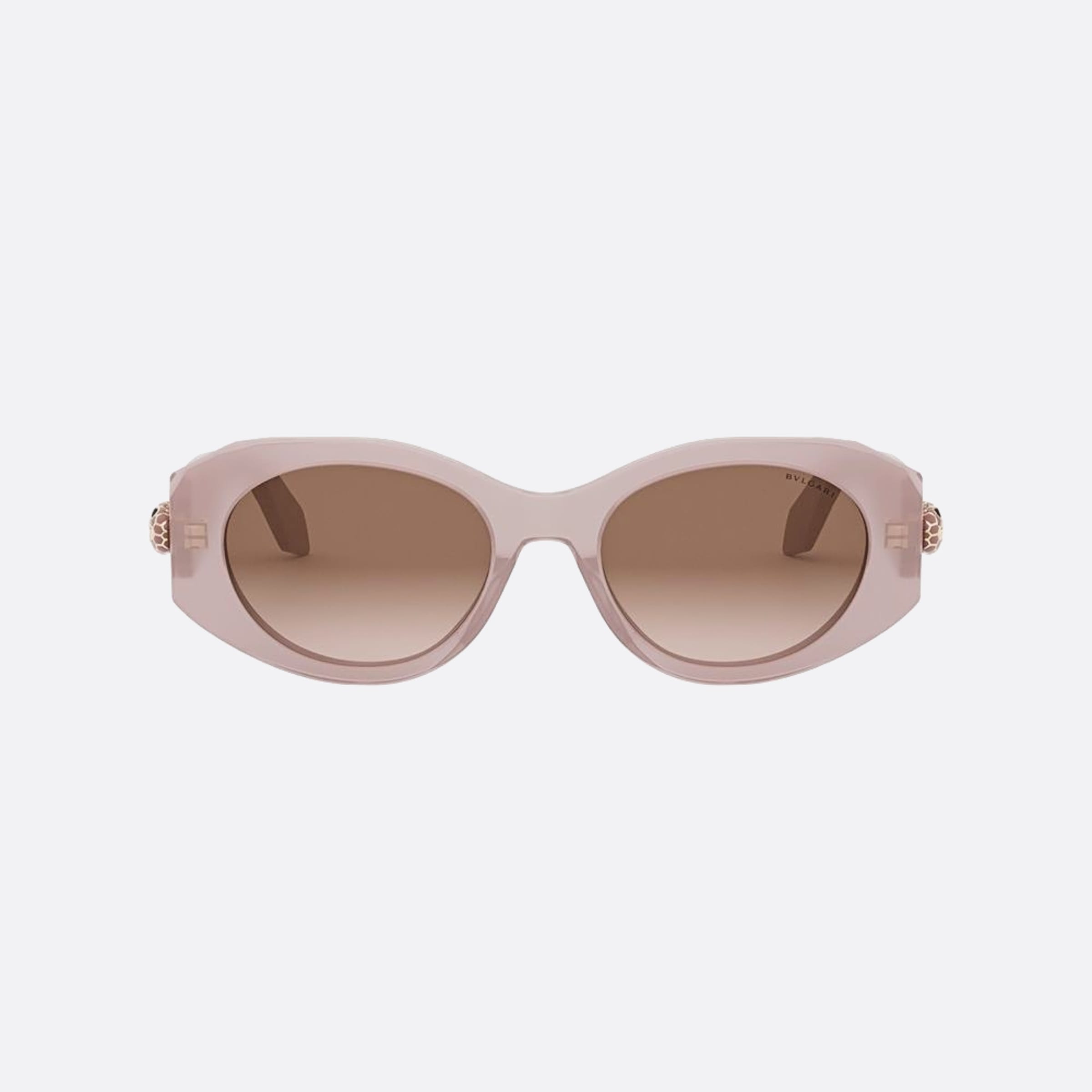Bvlgari 52mm Serpenti Forever 72f Pink Oval Women Sunglasses - Main View