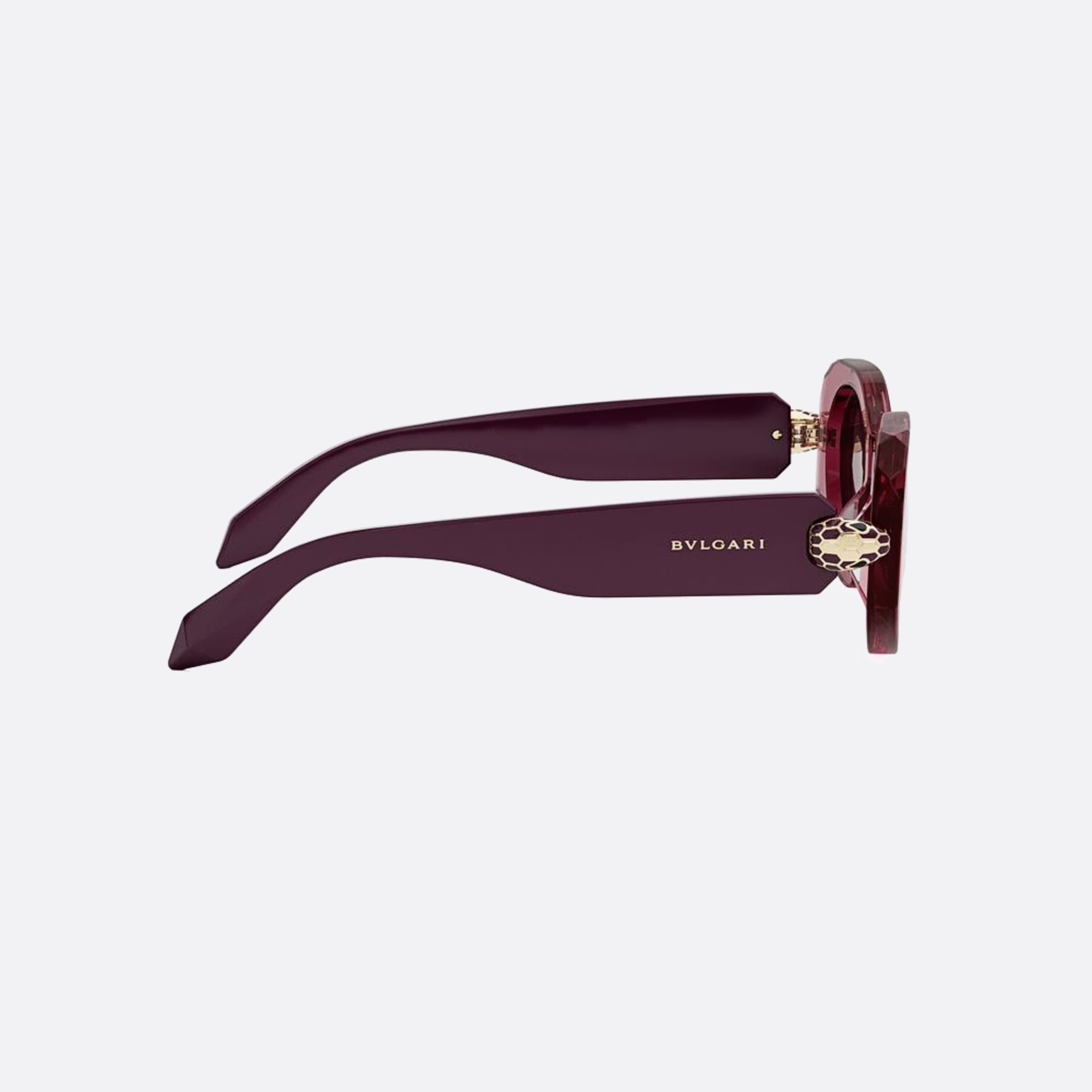 Bvlgari 52mm Serpenti Forever 81y Violet Oval Women Sunglasses - Additional Angle