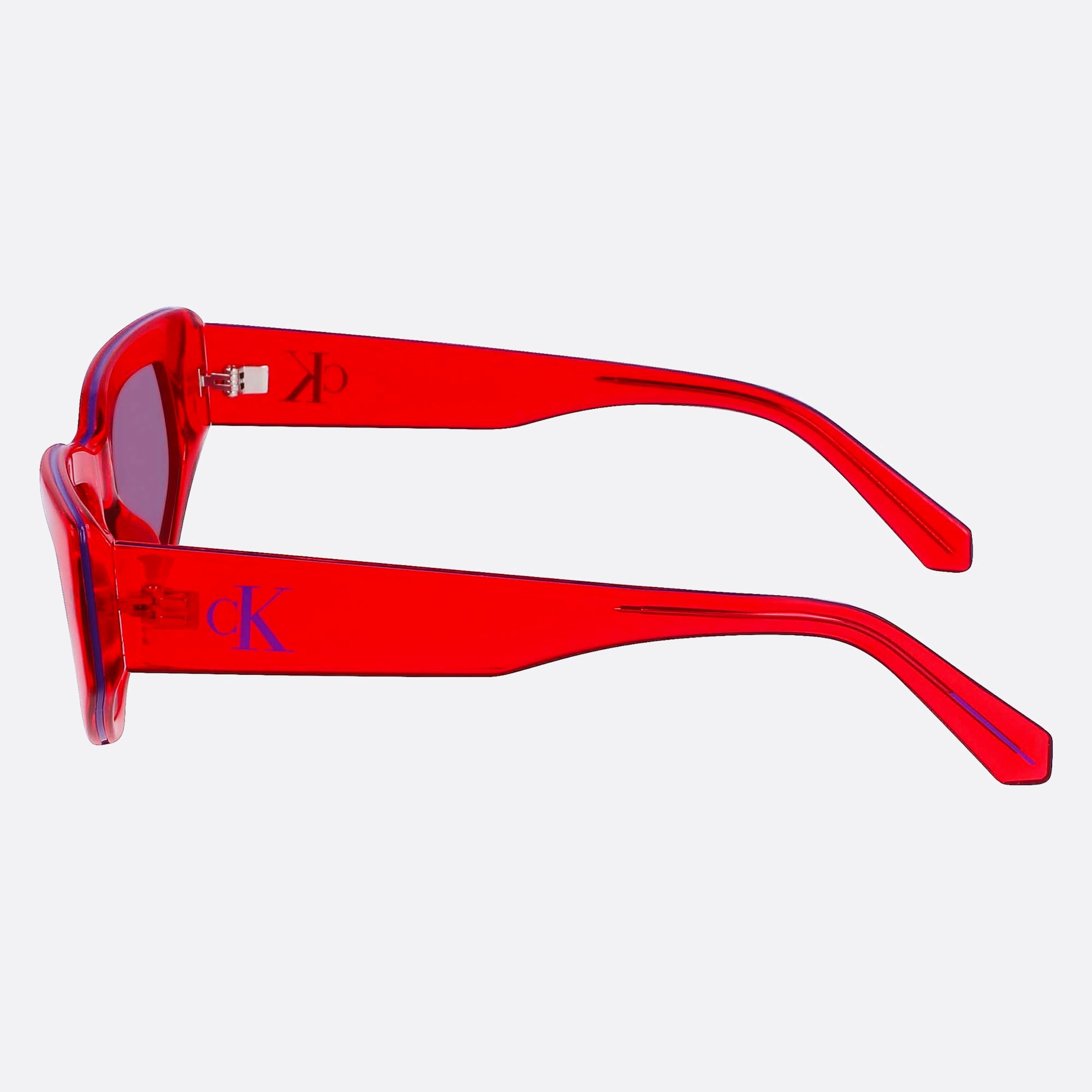 Calvin 53mm Klein Jeans Ckj23603s Red Cat Eye Women Sunglasses - Detail View