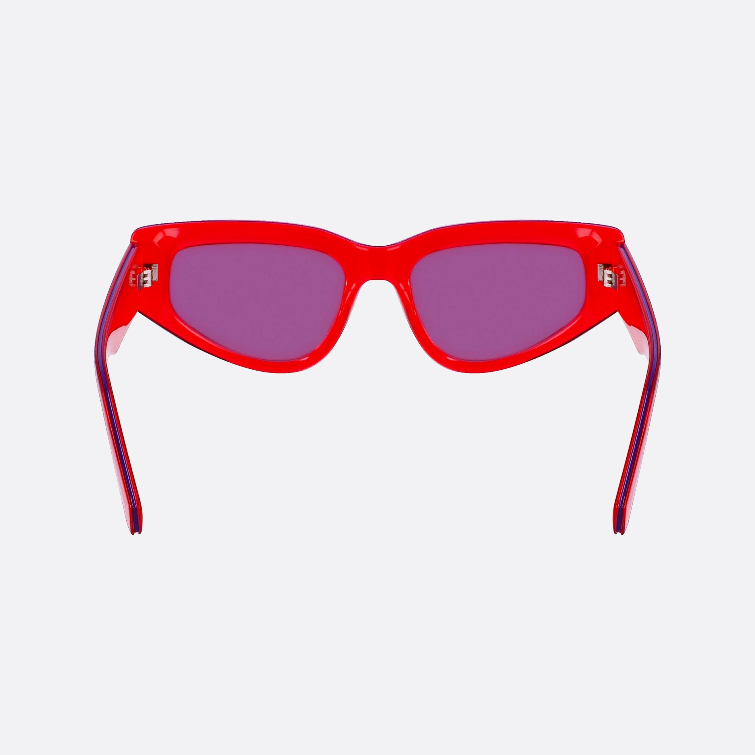 Calvin 53mm Klein Jeans Ckj23603s Red Cat Eye Women Sunglasses - Additional Angle