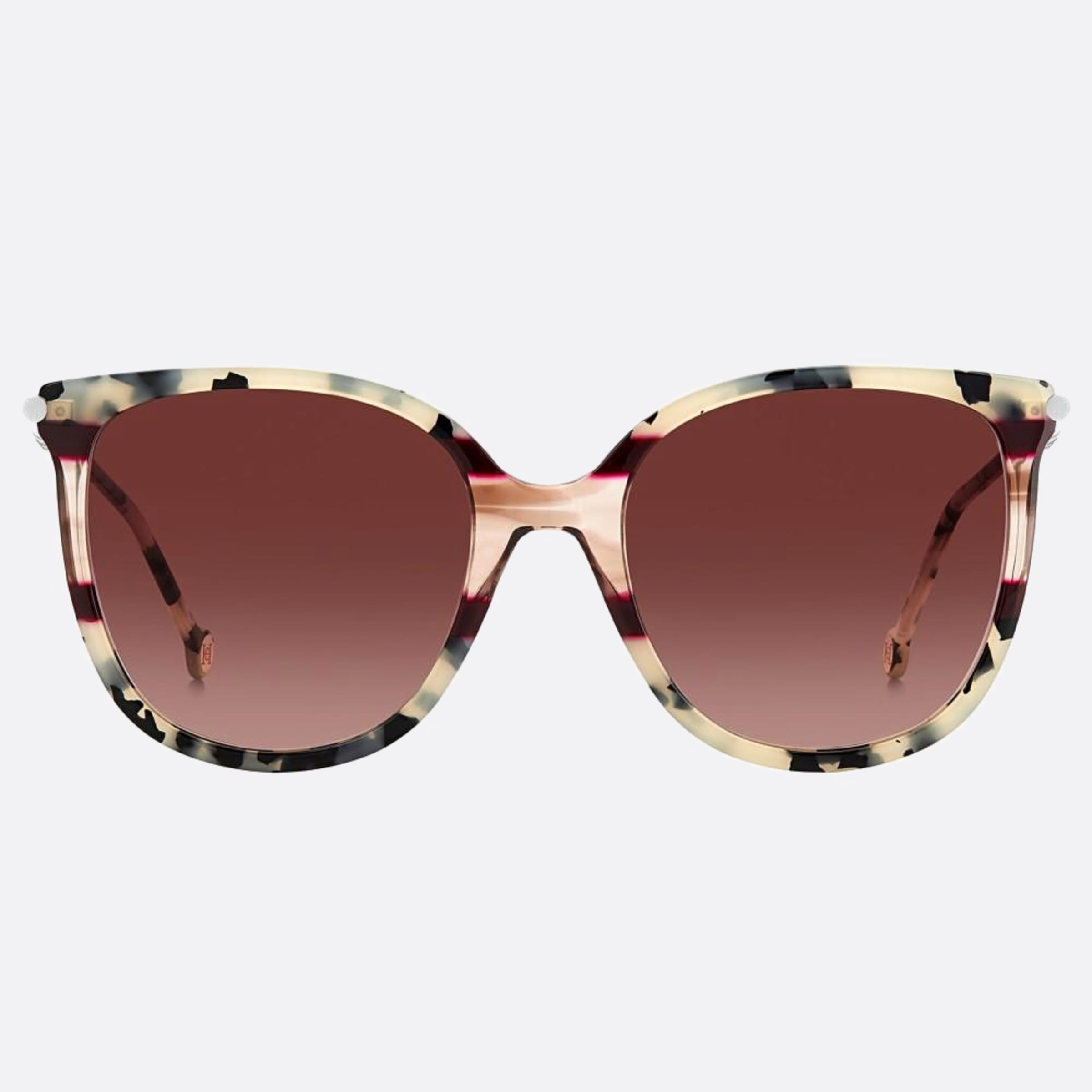 Carolina 55mm Herrera Ons Havana Geometric Women Sunglasses - Main View
