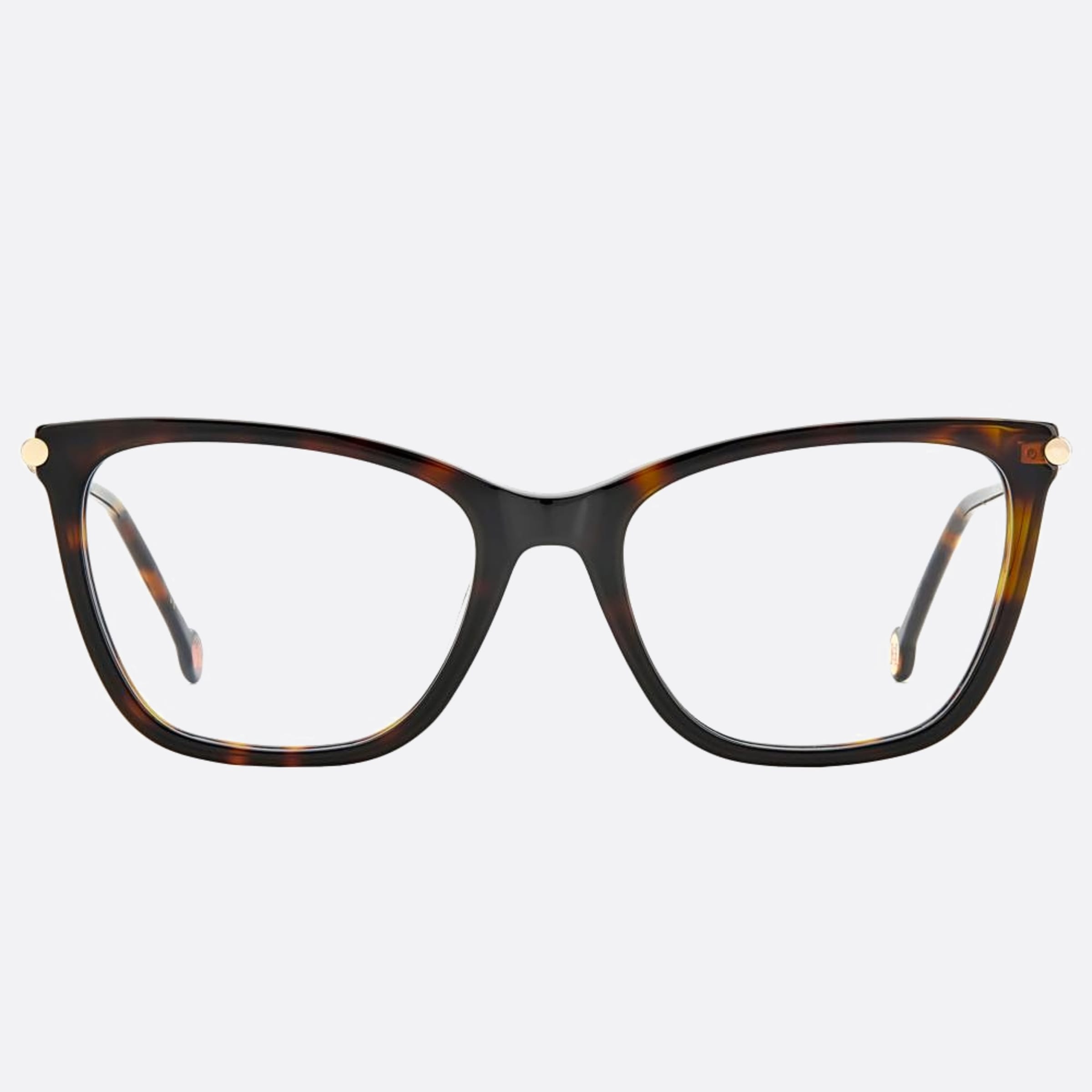 Carolina 53mm Herrera Havana Geometric Women Eyeglasses - Main View