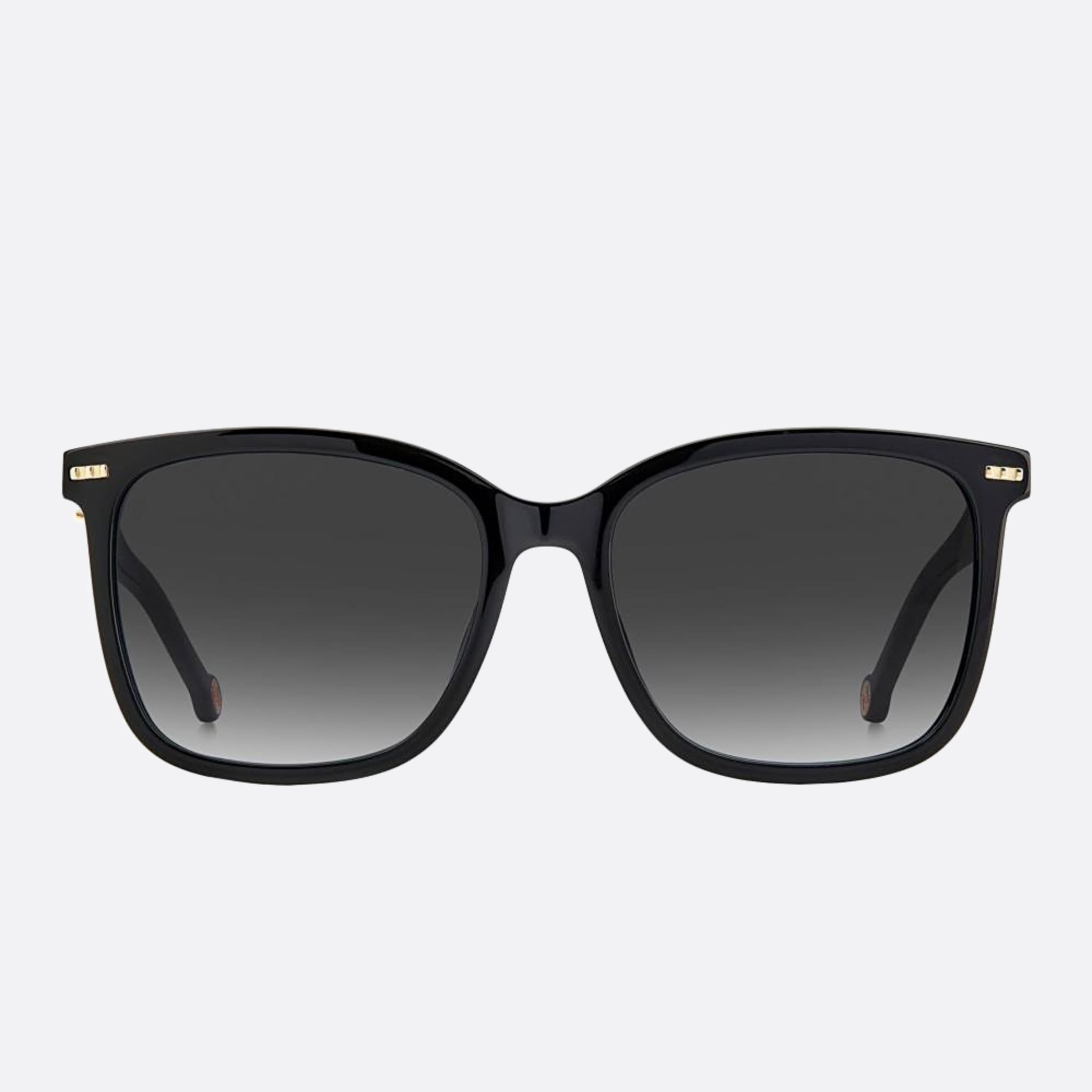 Carolina 57mm Herrera 3h2 Black Geometric Women Sunglasses - Main View