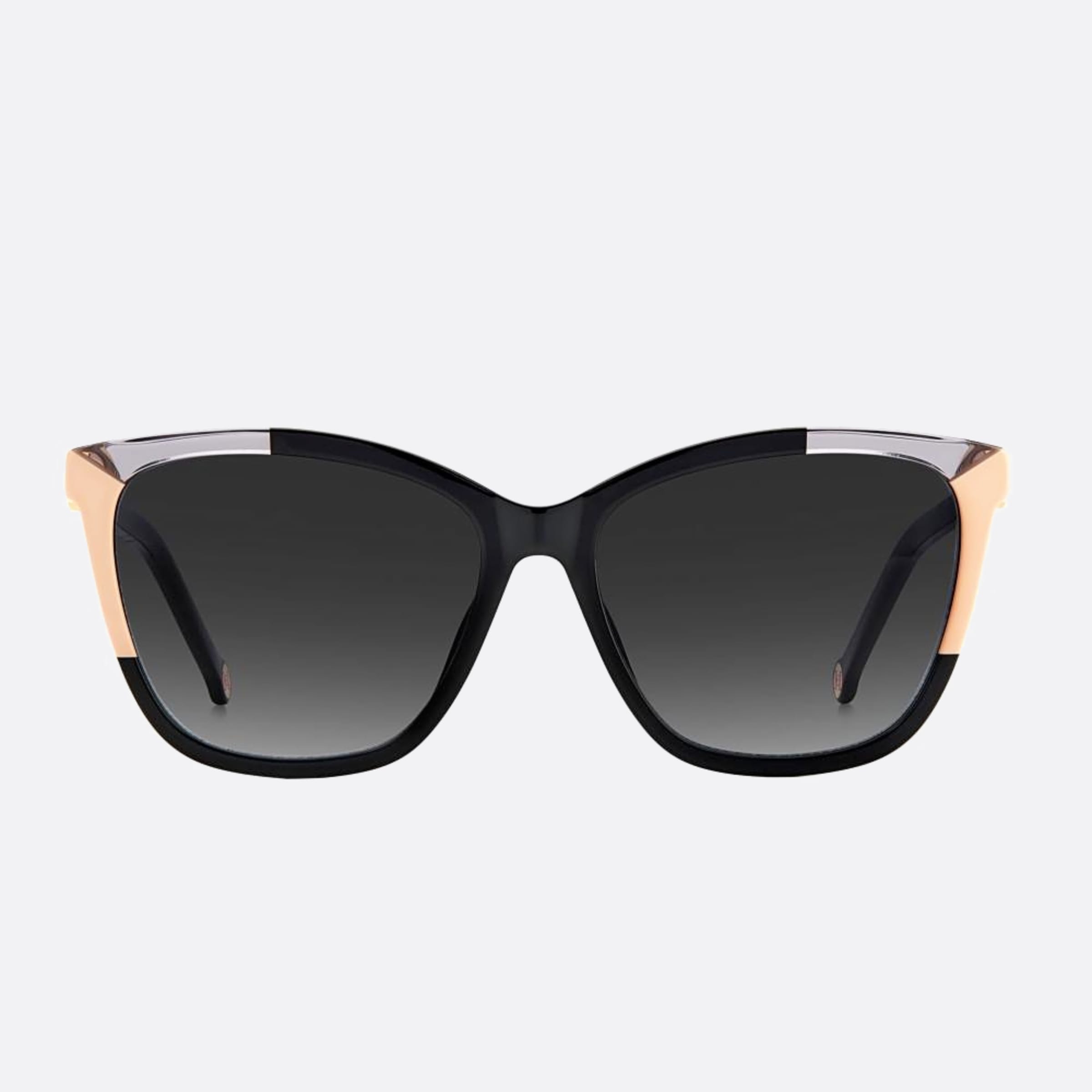 Carolina 58mm Herrera Kdx Black Geometric Women Sunglasses - Main View