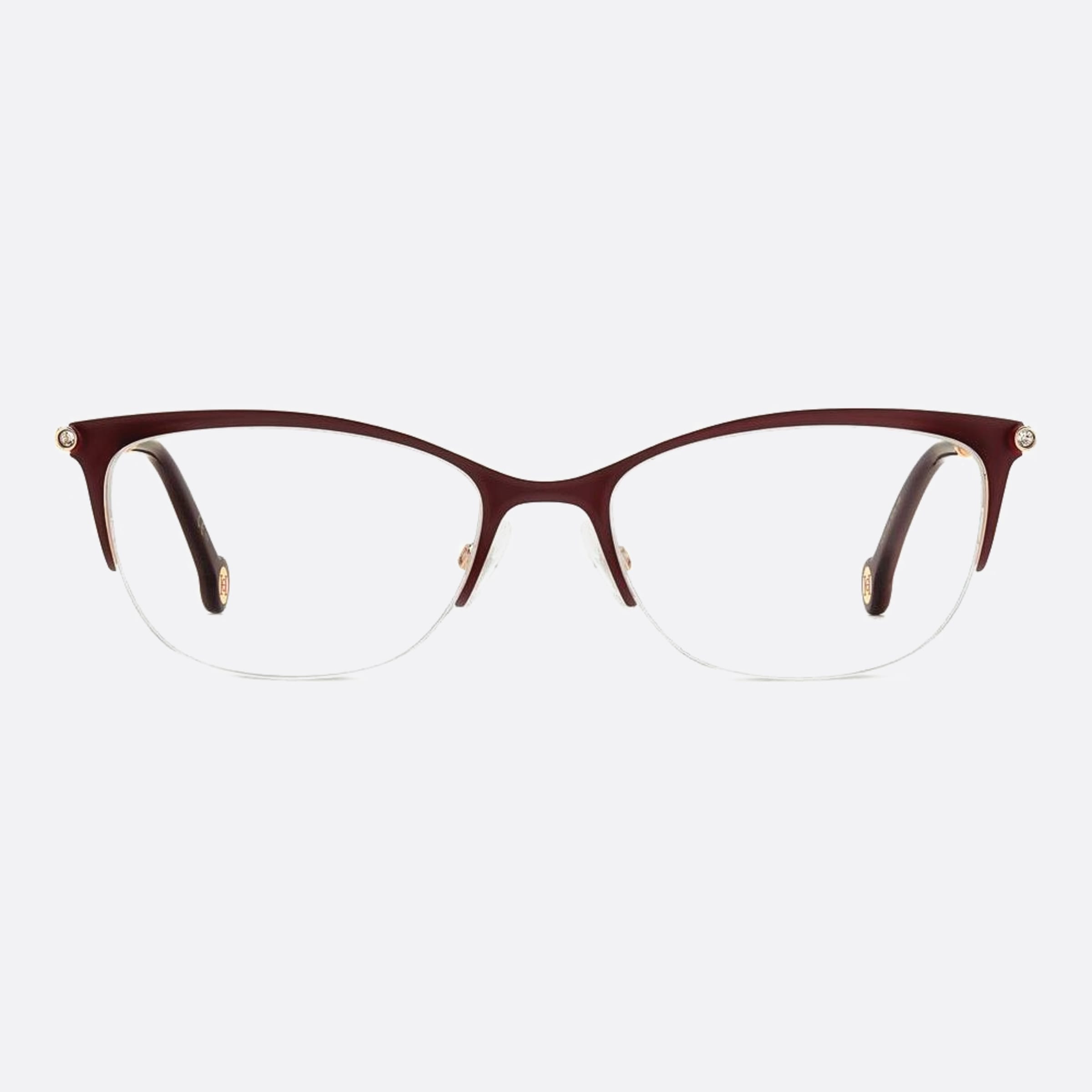Carolina 54mm Herrera Her Noa Red Cat Eye Women Eyeglasses - Main View