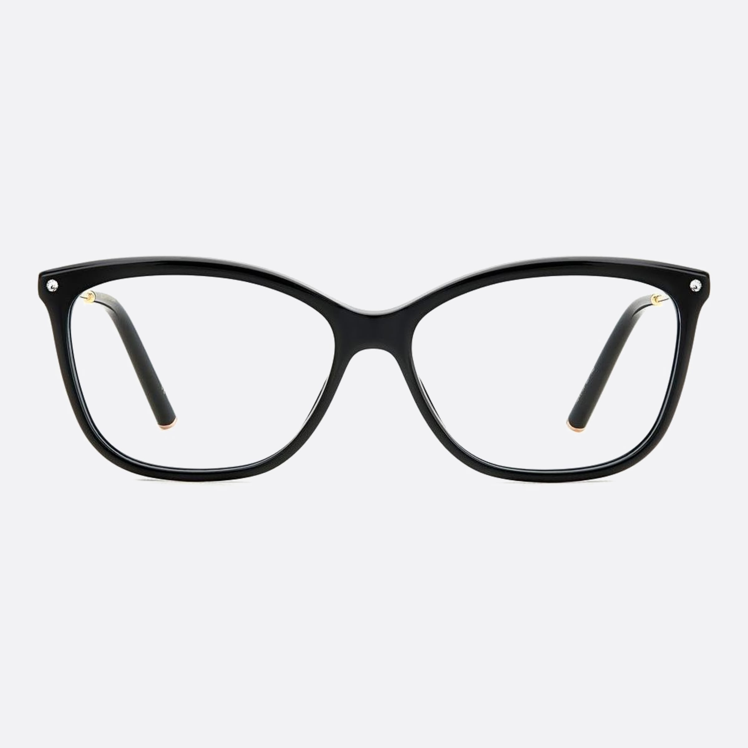 Carolina 56mm Herrera Her Black Squared Women Eyeglasses - Main View