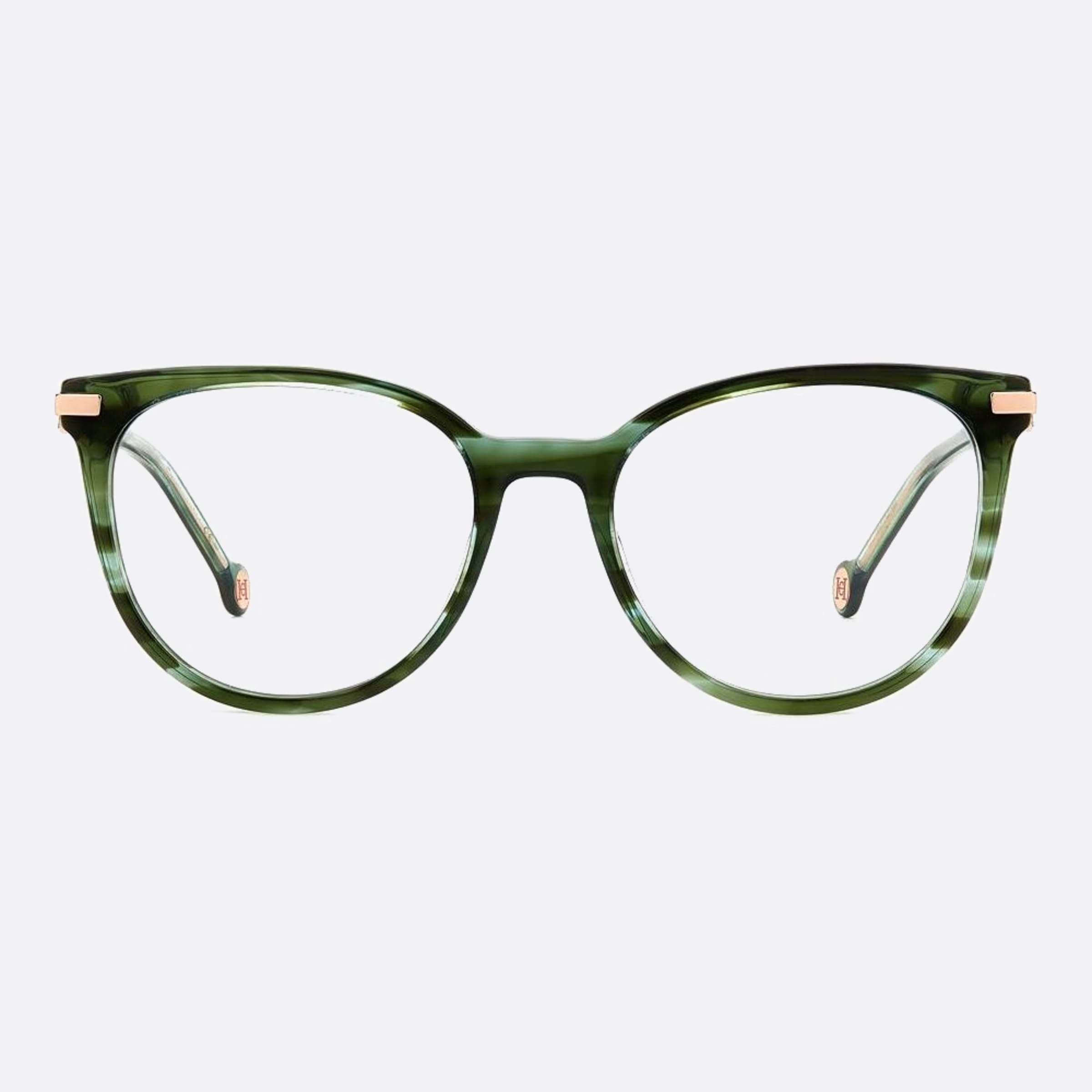 Carolina 53mm Herrera Her 6ak Green Cat Eye Women Eyeglasses - Main View