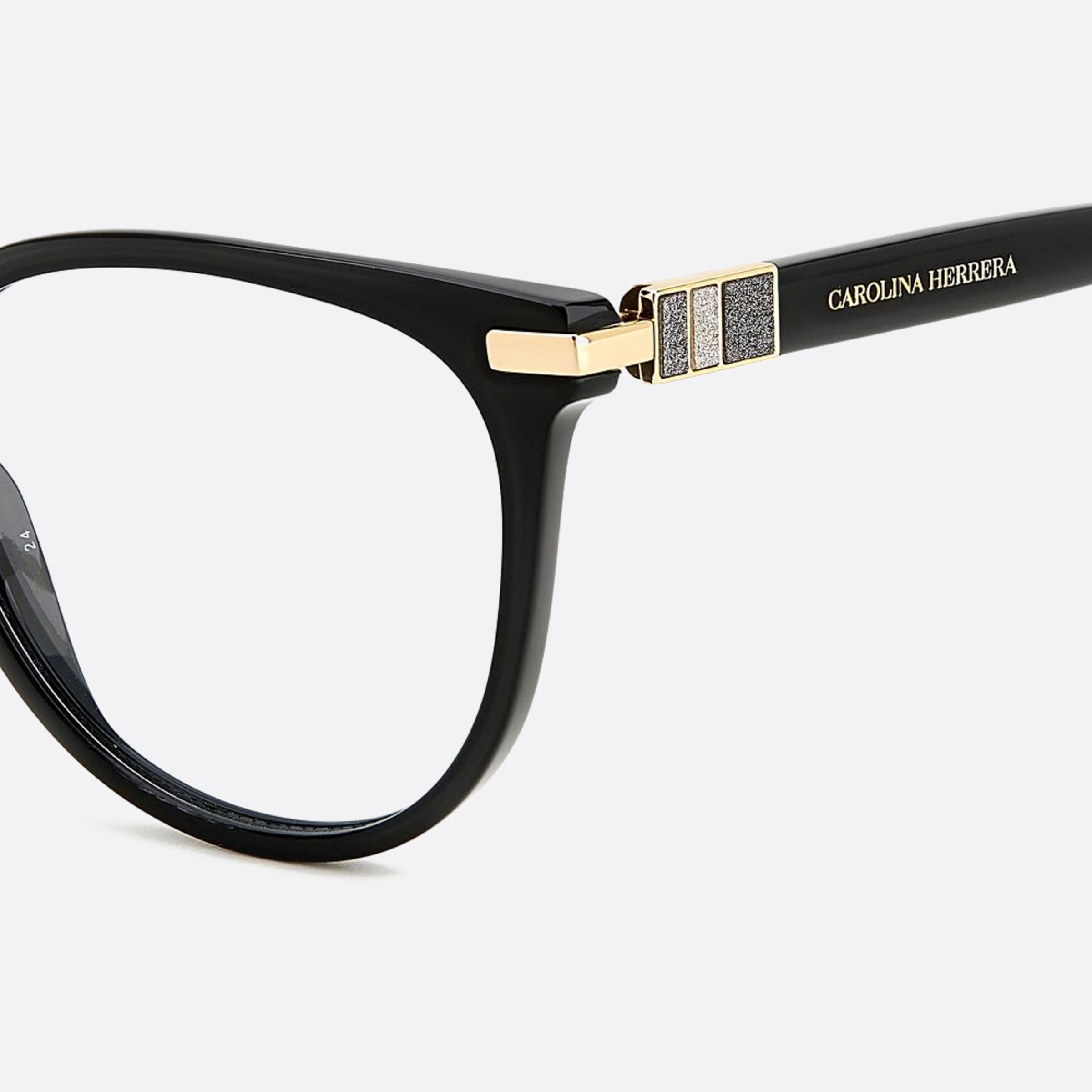 Carolina 53mm Herrera Her Black Cat Eye Women Eyeglasses - Lifestyle Shot