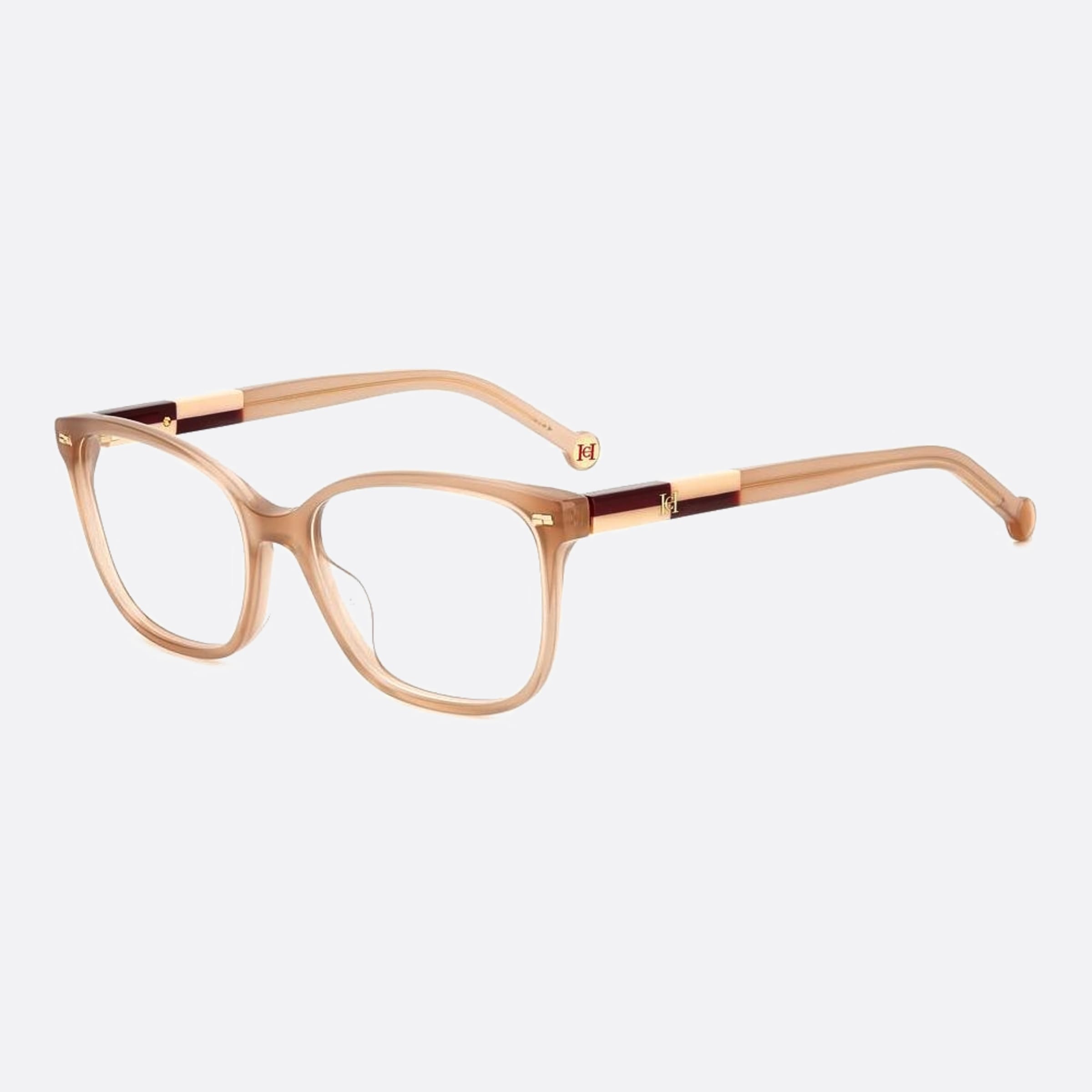 Carolina 54mm Herrera Her C19 Brown Squared Women Eyeglasses - Side View