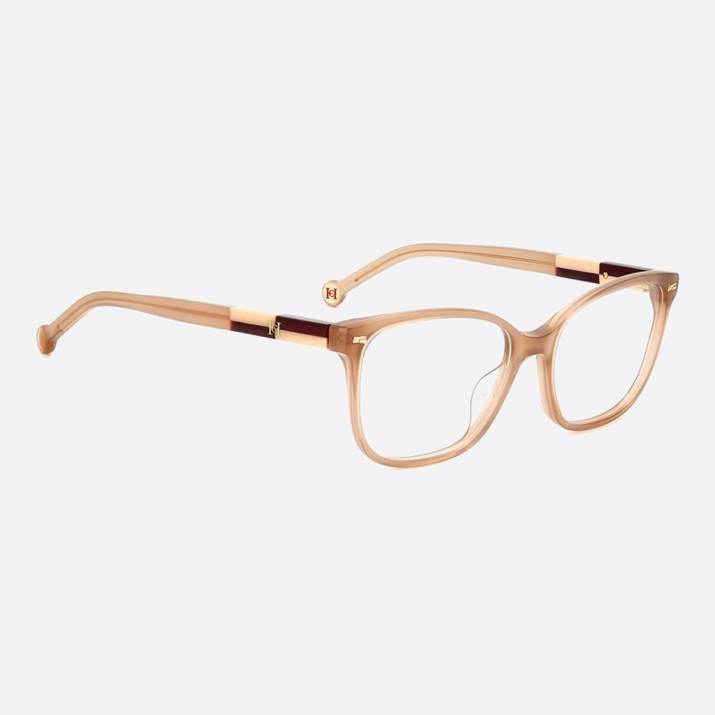 Carolina 54mm Herrera Her C19 Brown Squared Women Eyeglasses - Detail View
