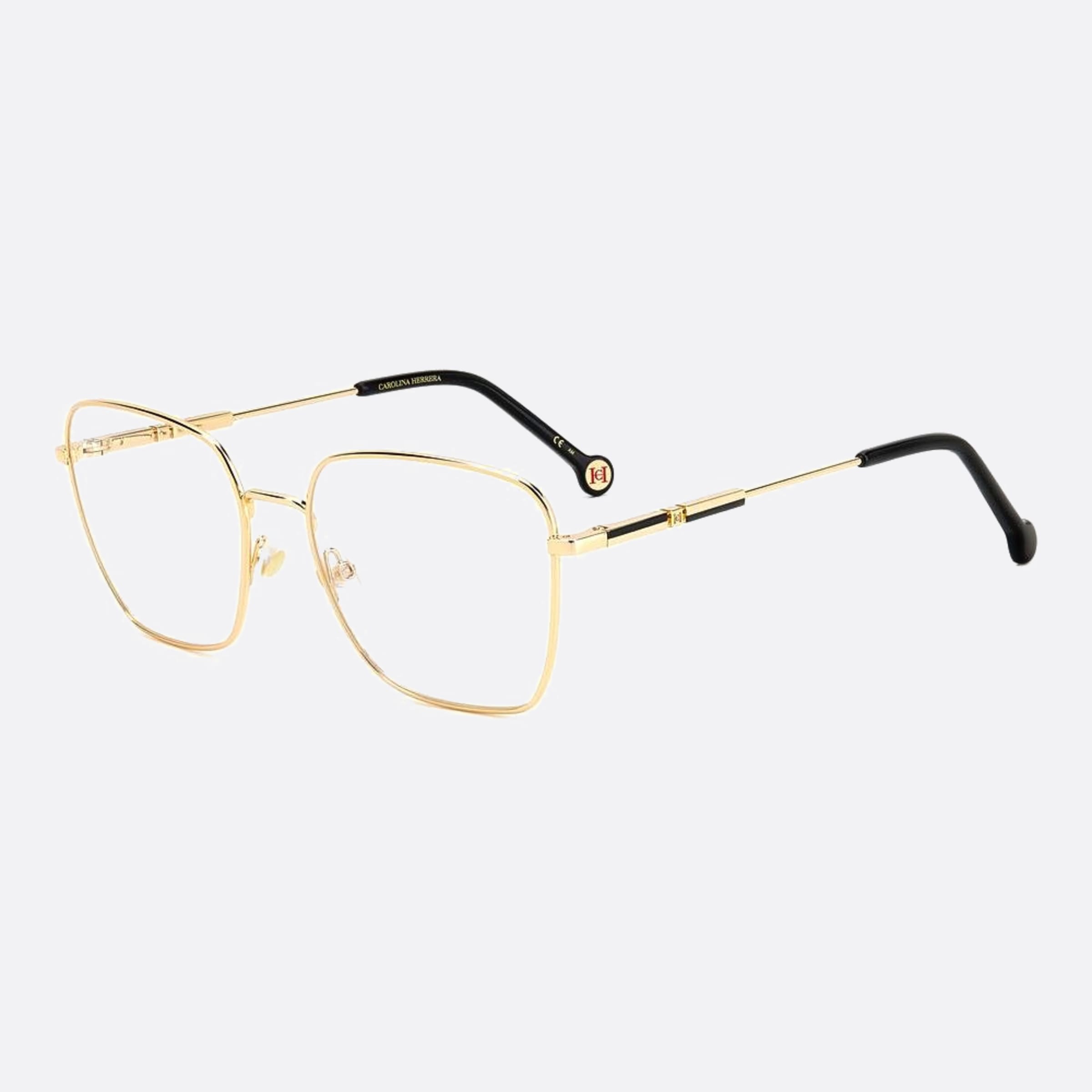 Carolina 56mm Herrera Her Gold Squared Women Eyeglasses - Side View