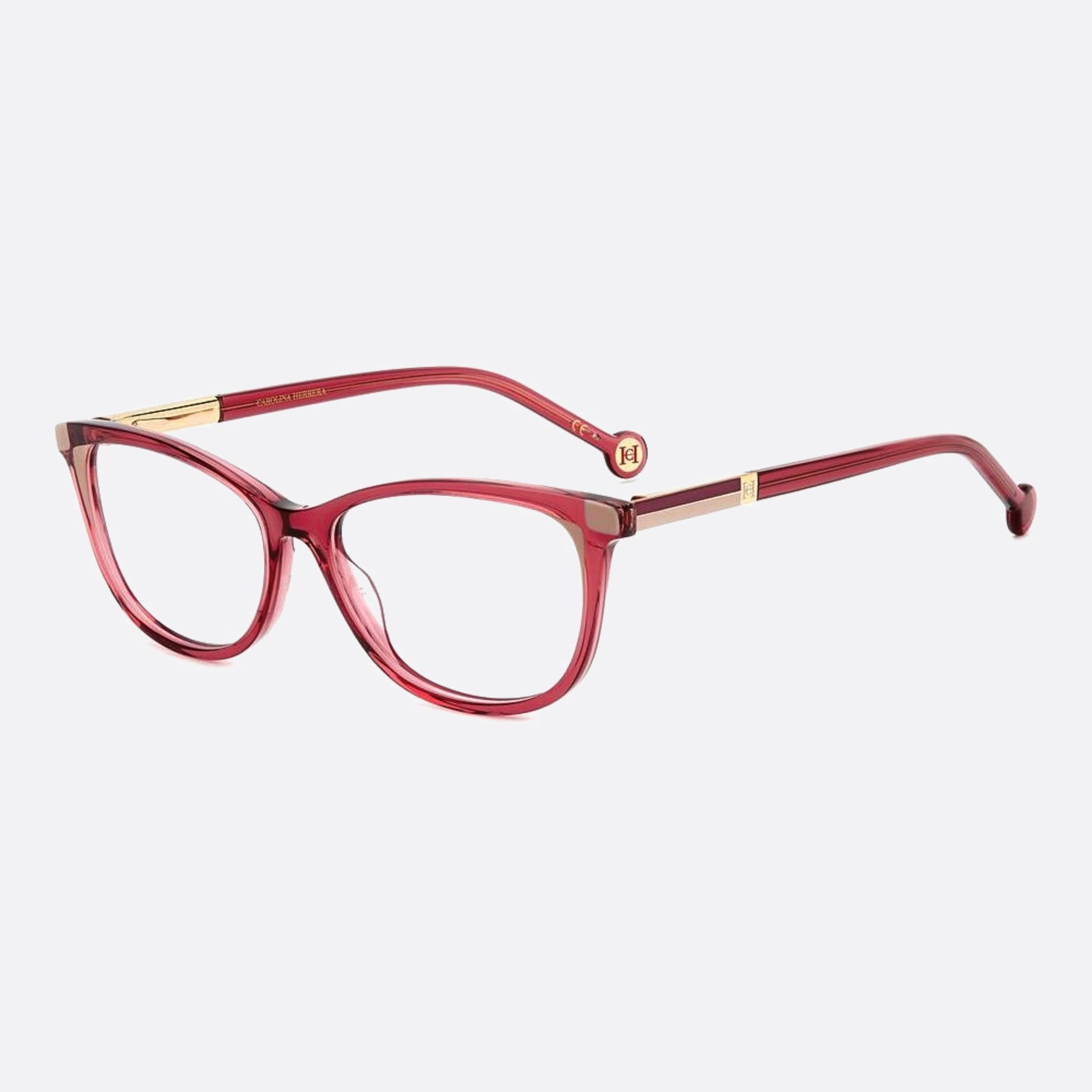 Carolina 51mm Herrera Her G3i Red Butterfly Women Eyeglasses - Side View