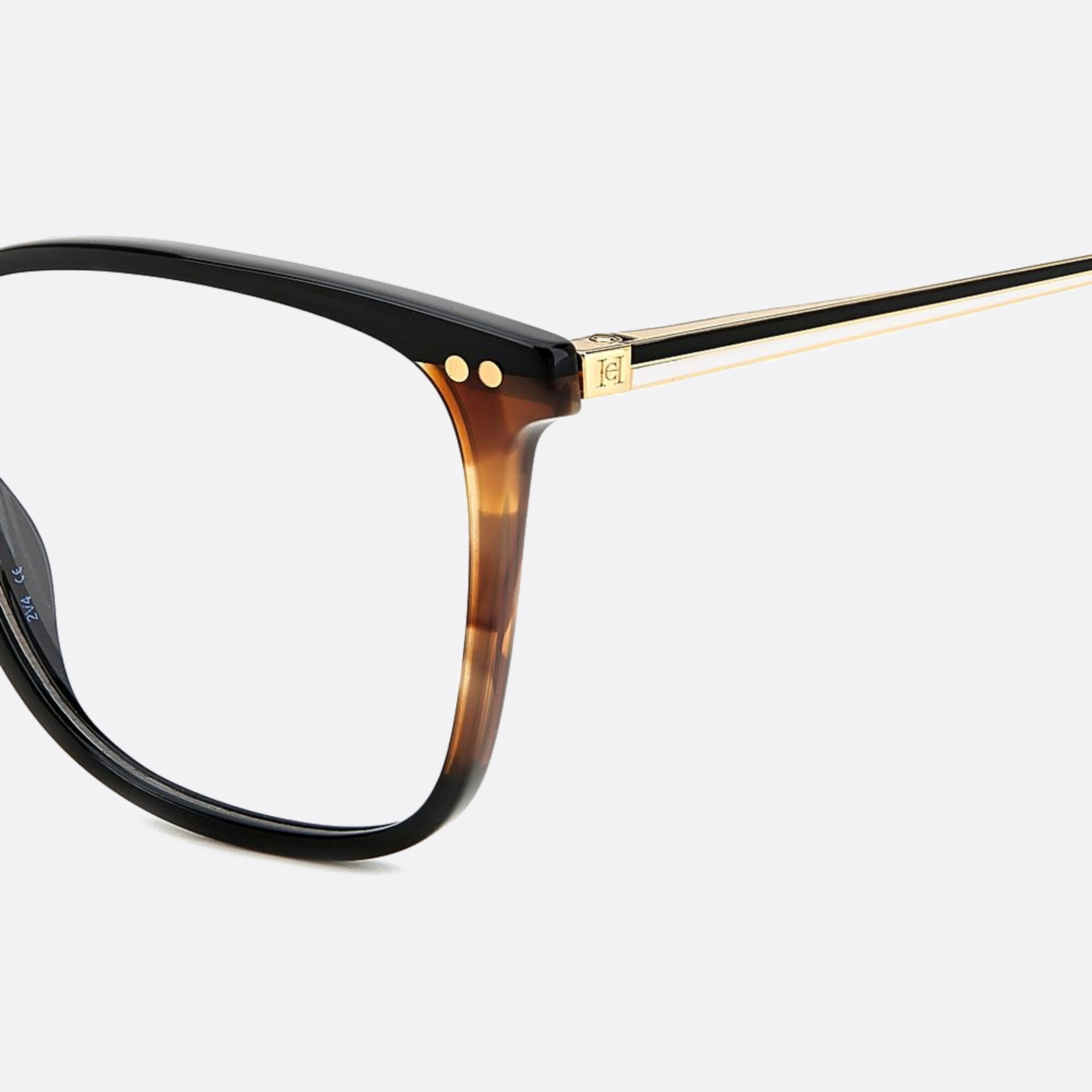 Carolina 53mm Herrera Her Wr7 Havana Squared Women Eyeglasses - Lifestyle Shot