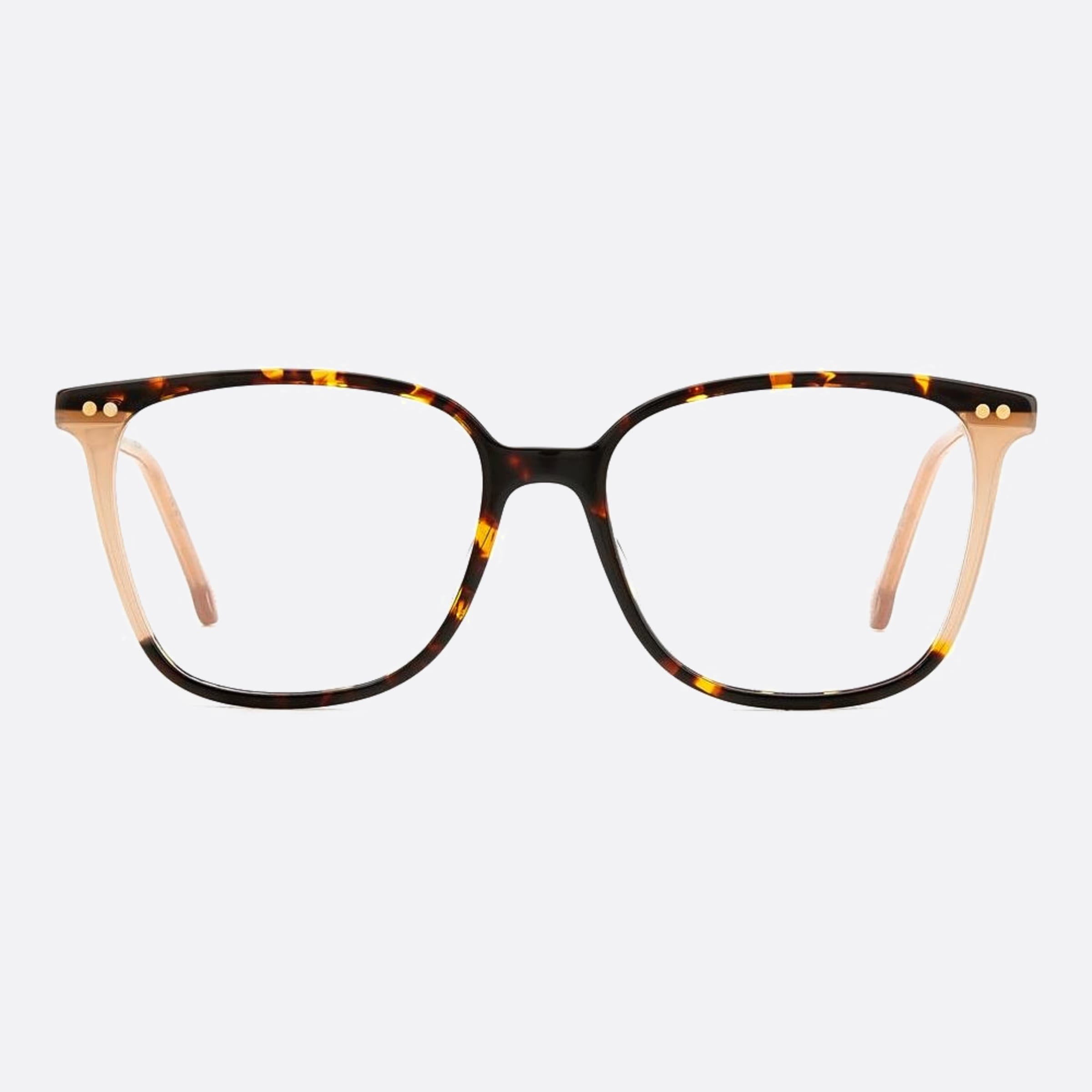 Carolina 53mm Herrera Her Xlt Havana Squared Women Eyeglasses - Main View