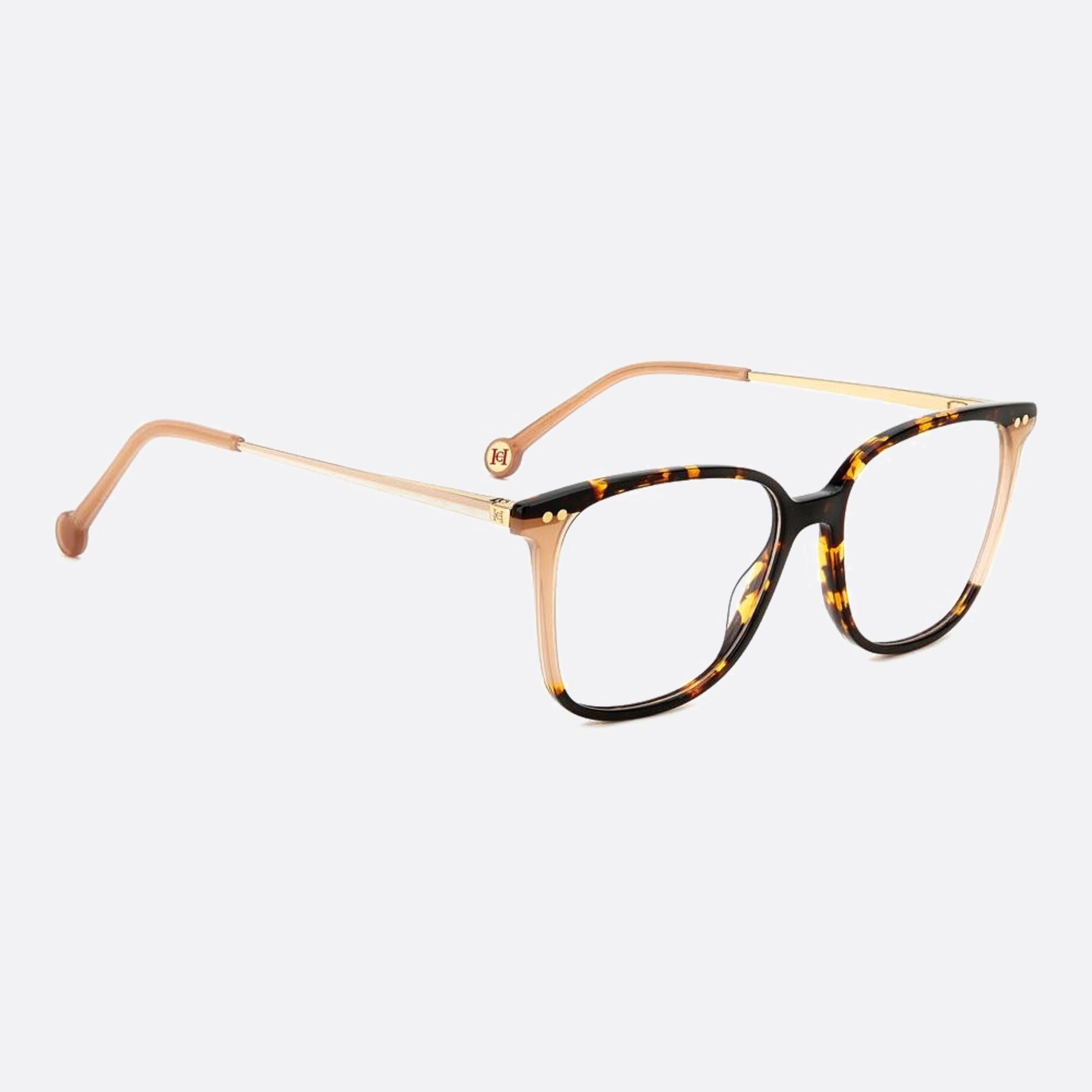 Carolina 53mm Herrera Her Xlt Havana Squared Women Eyeglasses - Detail View