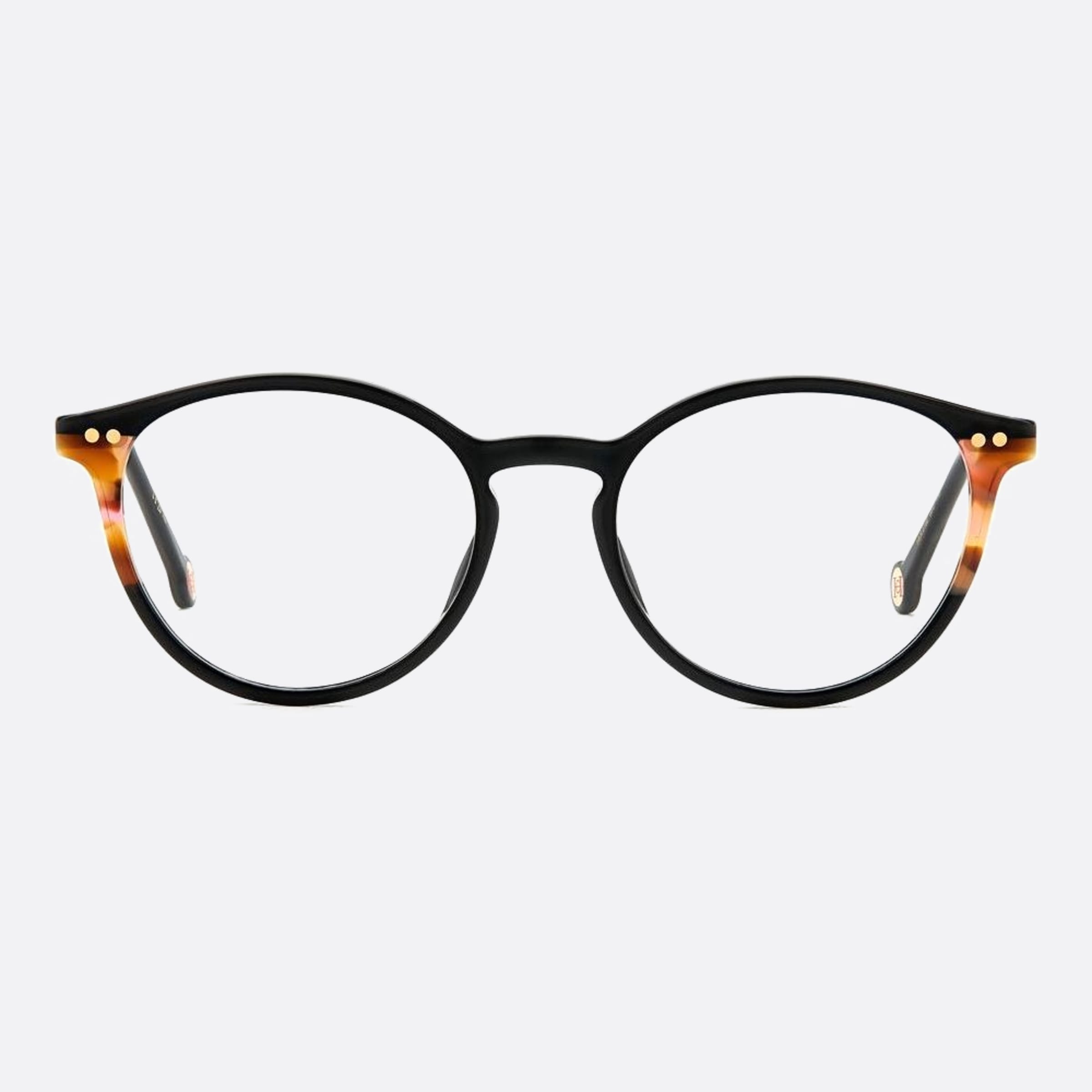 Carolina 51mm Herrera Her Wr7 Havana Round Women Eyeglasses - Main View