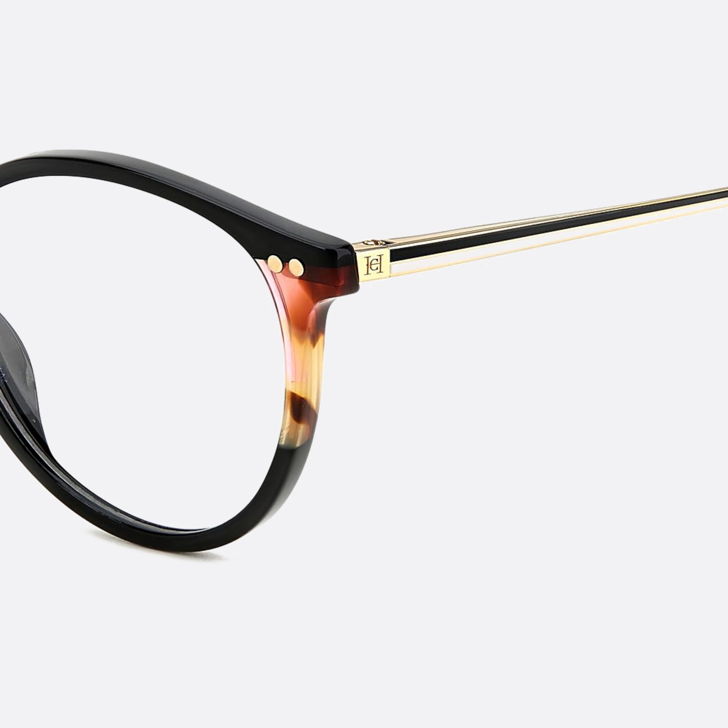 Carolina 51mm Herrera Her Wr7 Havana Round Women Eyeglasses - Lifestyle Shot