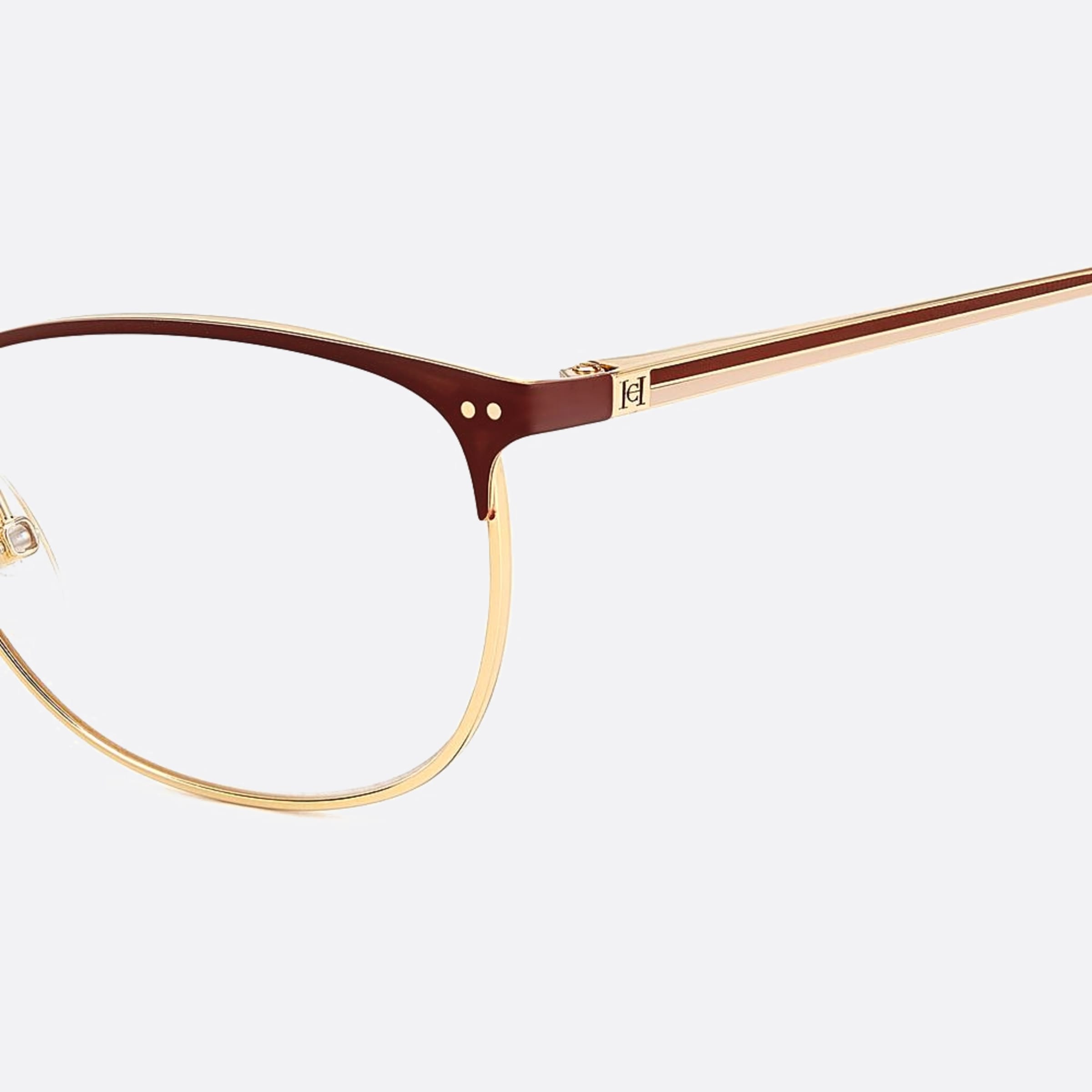 Carolina 54mm Herrera Her Noa Gold Cat Eye Women Eyeglasses - Lifestyle Shot