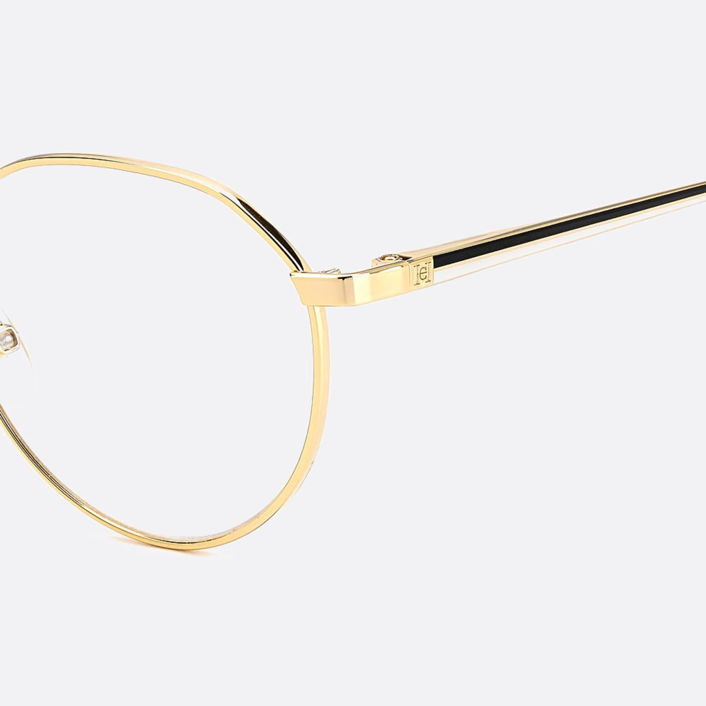 Carolina 50mm Herrera Her Rose Gold Round Women Eyeglasses - Lifestyle Shot