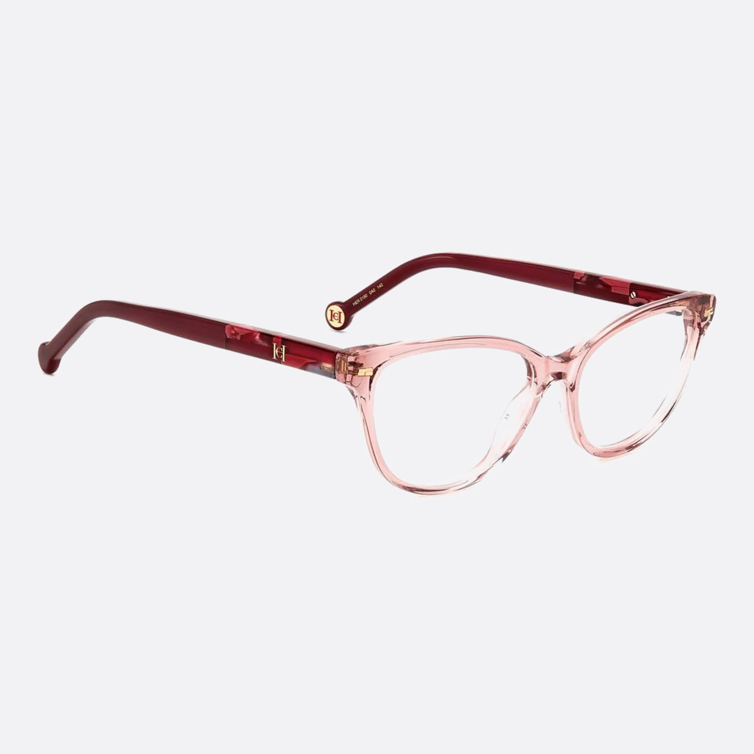 Carolina 52mm Herrera Her 0a0 Pink Cat Eye Women Eyeglasses - Detail View