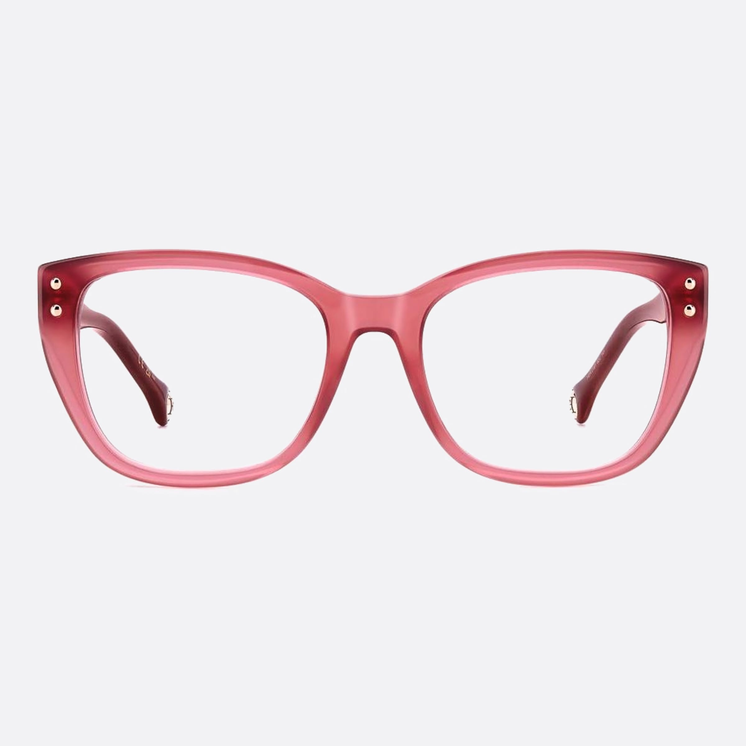 Carolina 52mm Herrera Her 82u Red Squared Women Eyeglasses - Main View